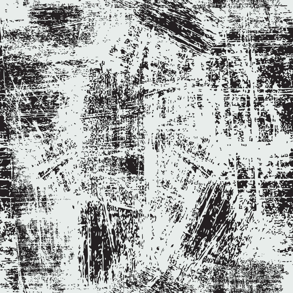 Grunge Fabric - Black on Silver