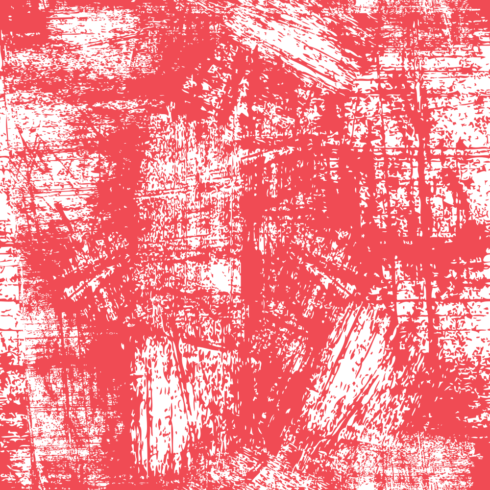 Grunge Fabric - White on Red