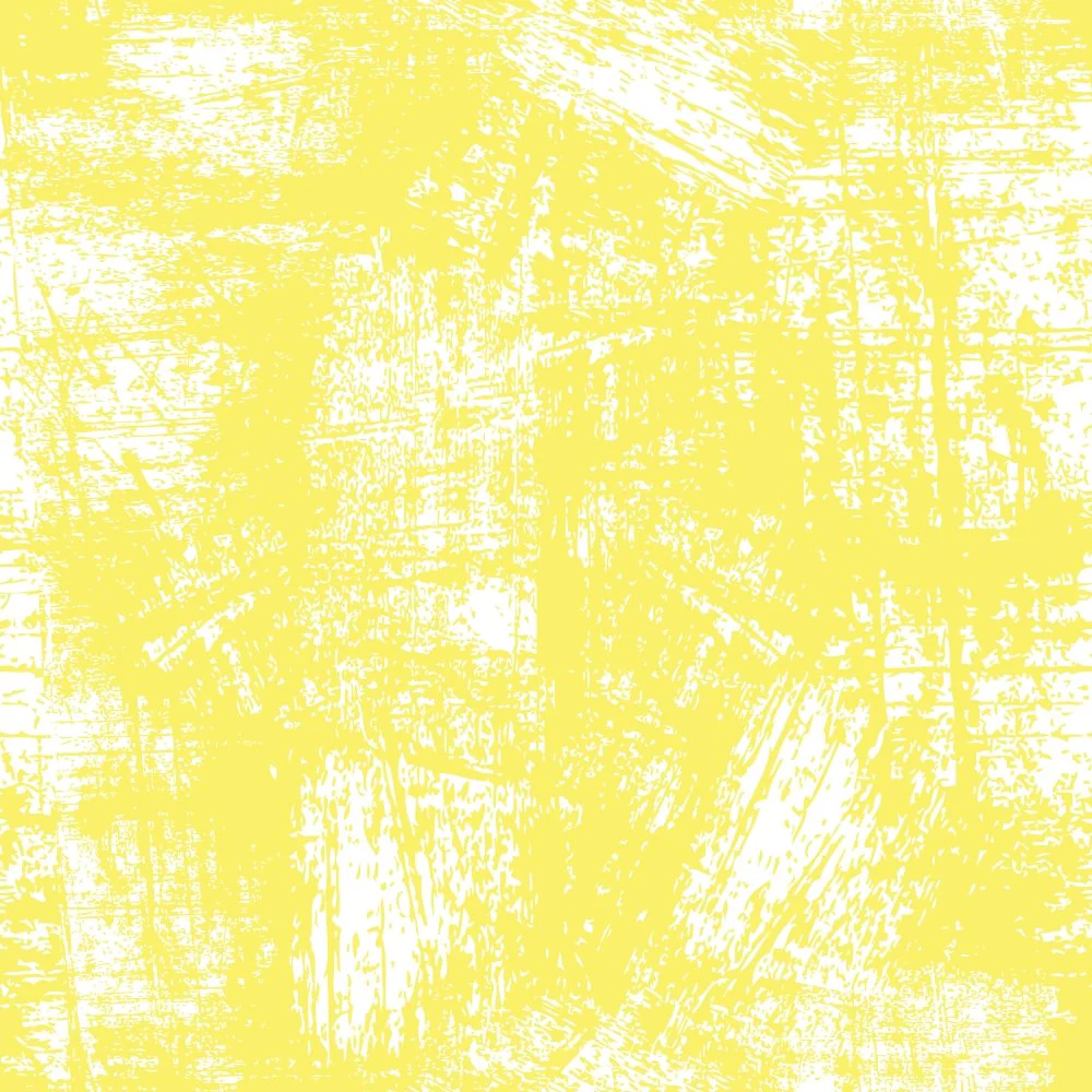 Grunge Fabric - White on Yellow