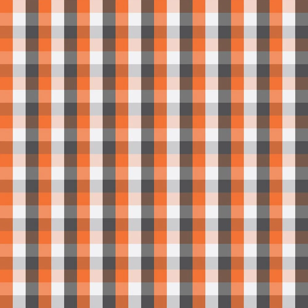 Halloween Tartan Plaid Fabric