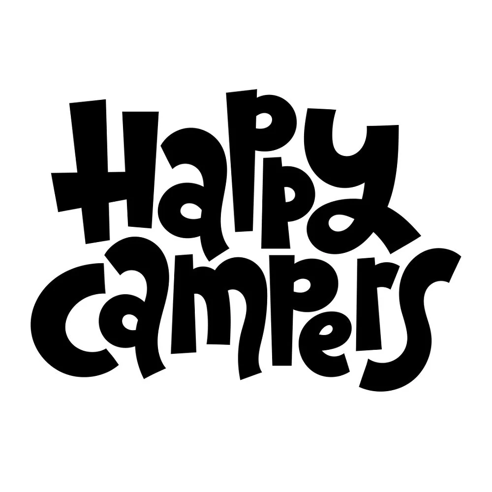 Happy Campers Fabric Panel