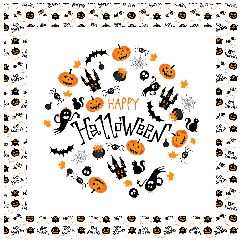 Happy Halloween Pillow Panel - Image 3