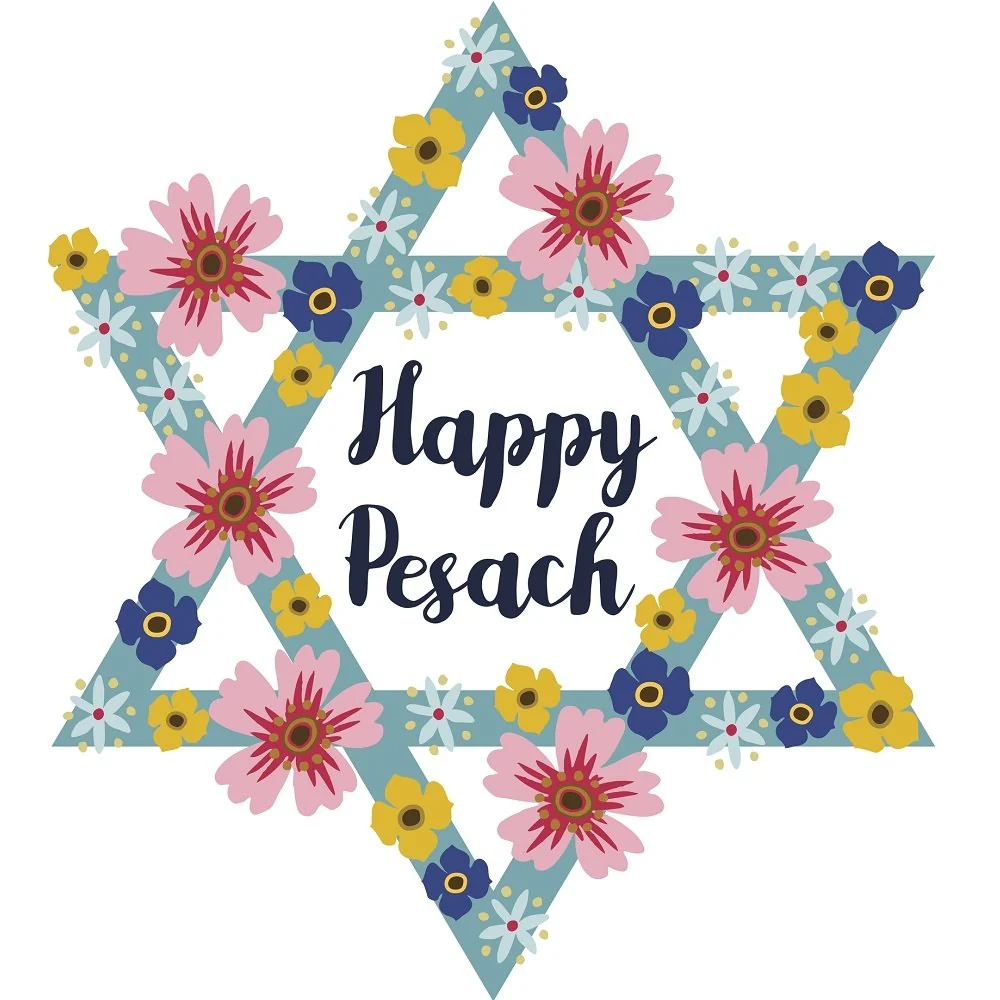 Happy Pesach Fabric Panel