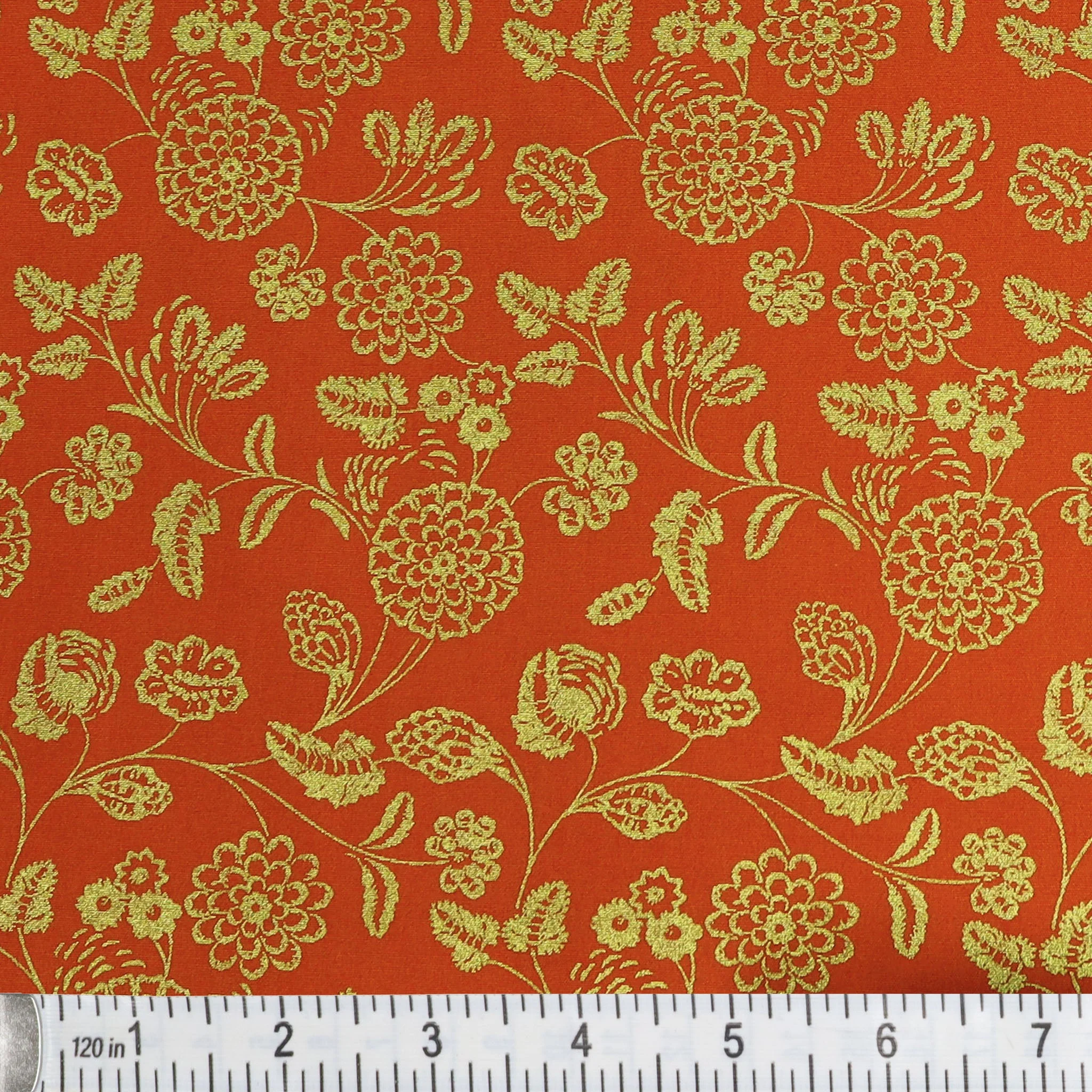 Harvest Keepsakes Fabric Collection - Elegant Jacobean Pumpkin - Image 2