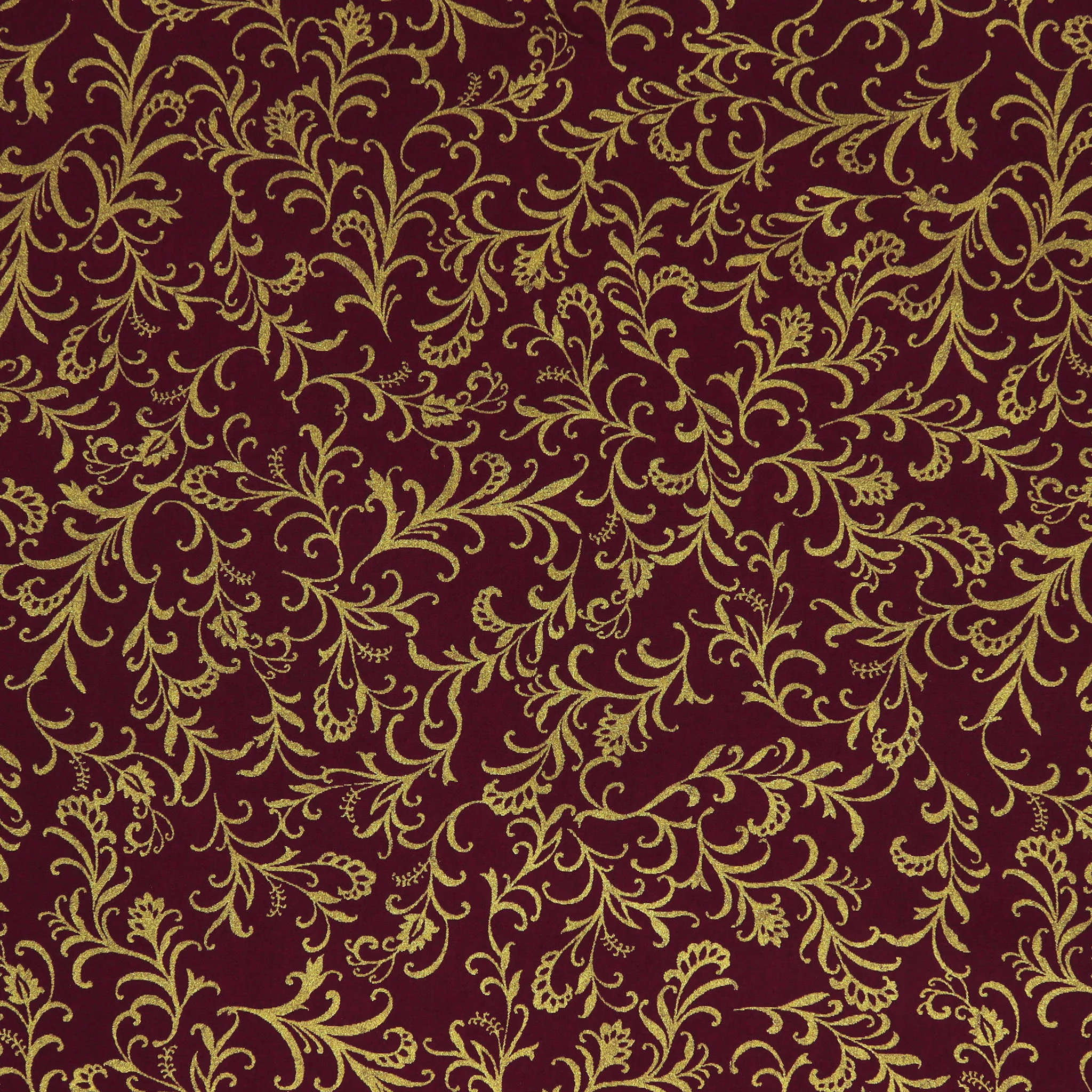 Harvest Keepsakes Fabric Collection - Elegant Scrolls Wine
