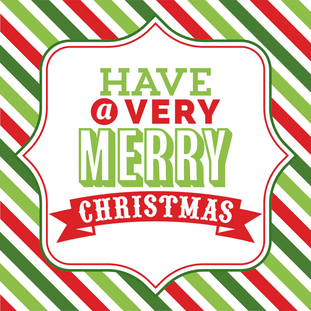 Have A Very Merry Christmas Fabric Panel - Multi
