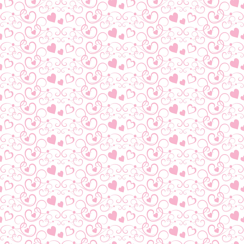 Hearts Fabric - Cupid Pink