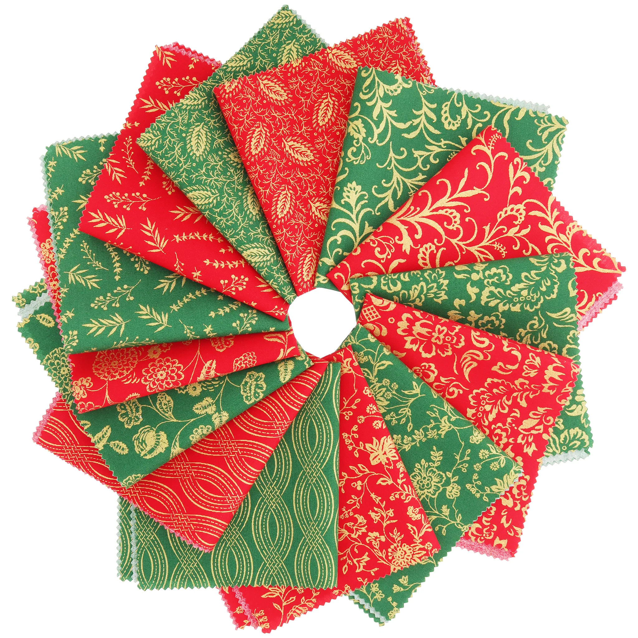 Holiday Keepsakes Fabric Collection - Garden Elegance Red - Image 6