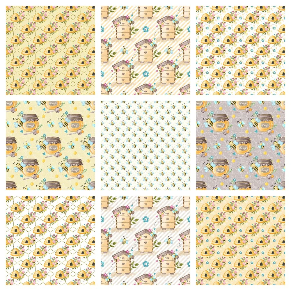Honey Bee Fat Quarter Bundle - 9 Pieces