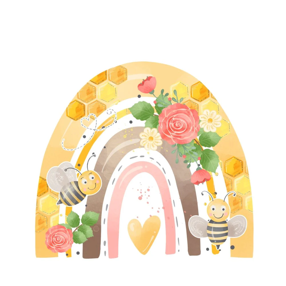 Honey Bee Volume 2 Rainbow Scene Fabric Panel