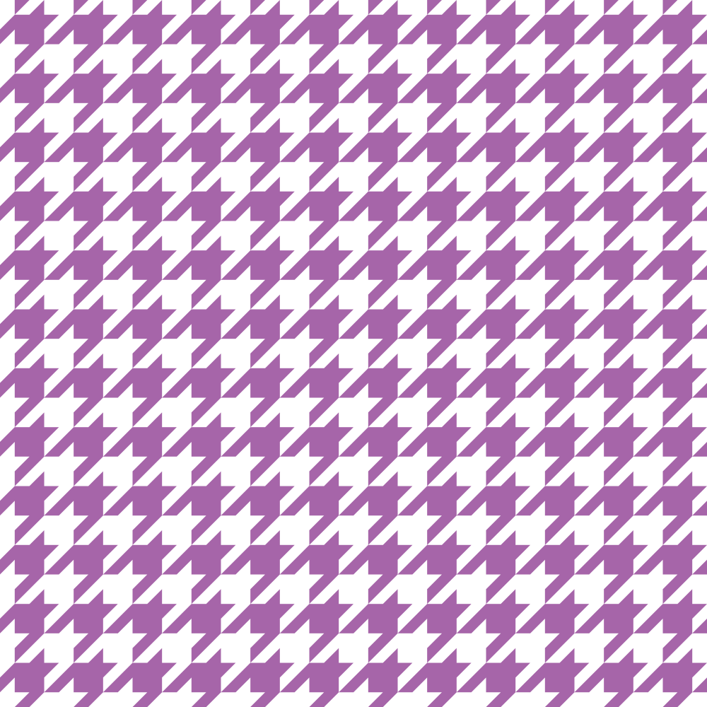 Houndstooth Fabric - Soft Purple