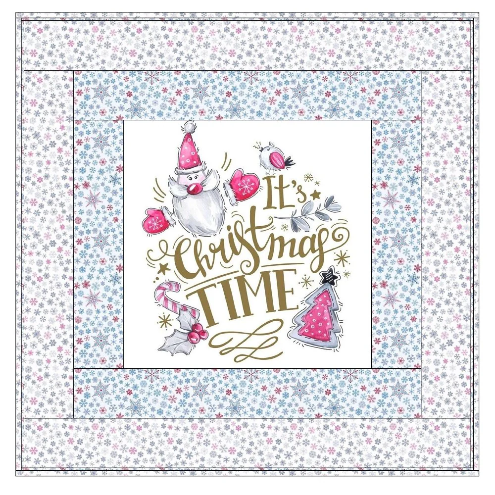 It's Christmas Time Wall Hanging 42" x 42" - Image 2