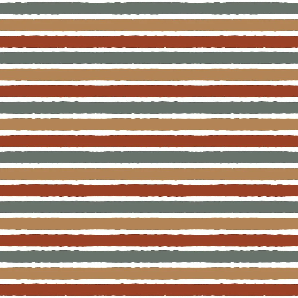 Joyful Christmas Stripes Fabric