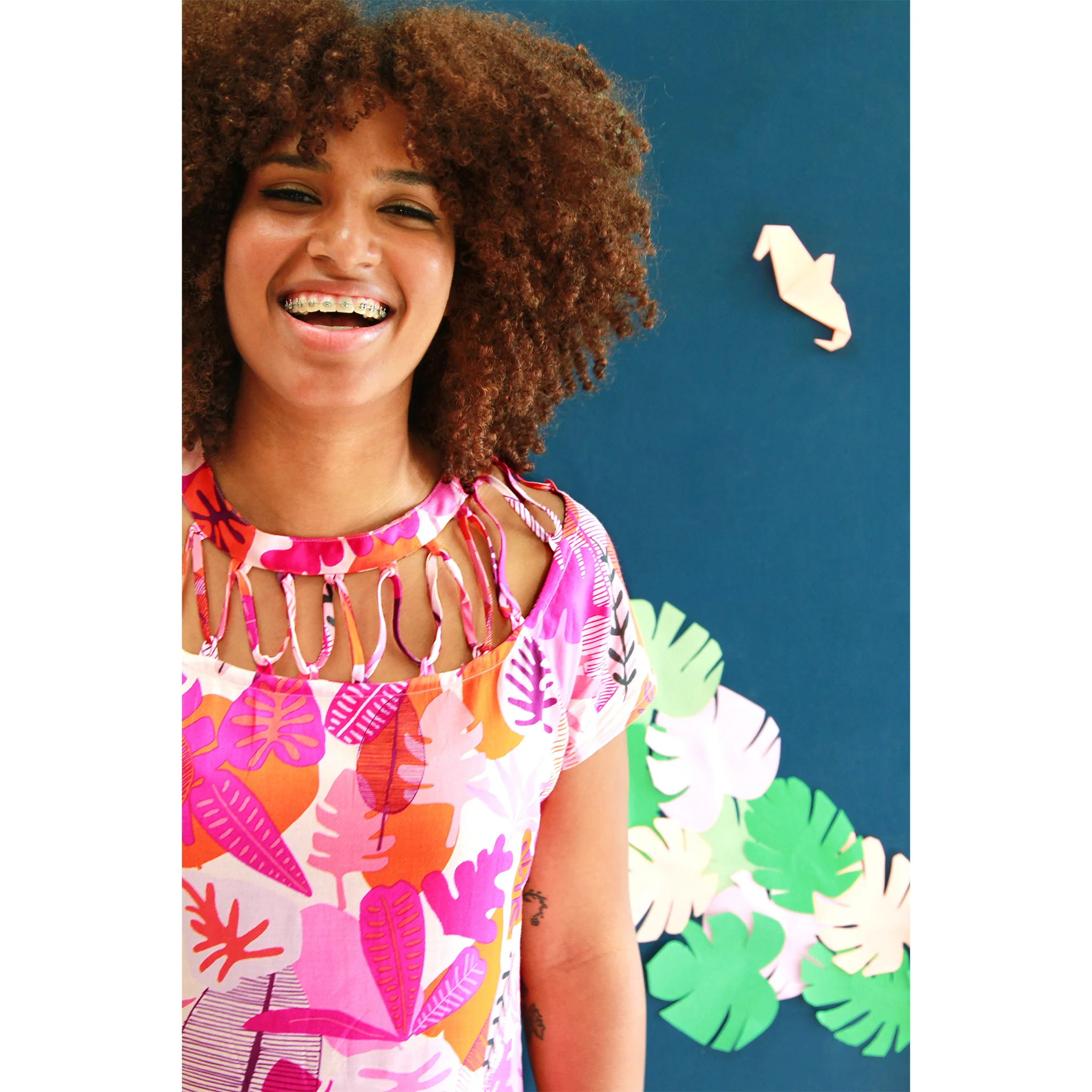 Jungle Radiant Fabric in Rayon - Image 5