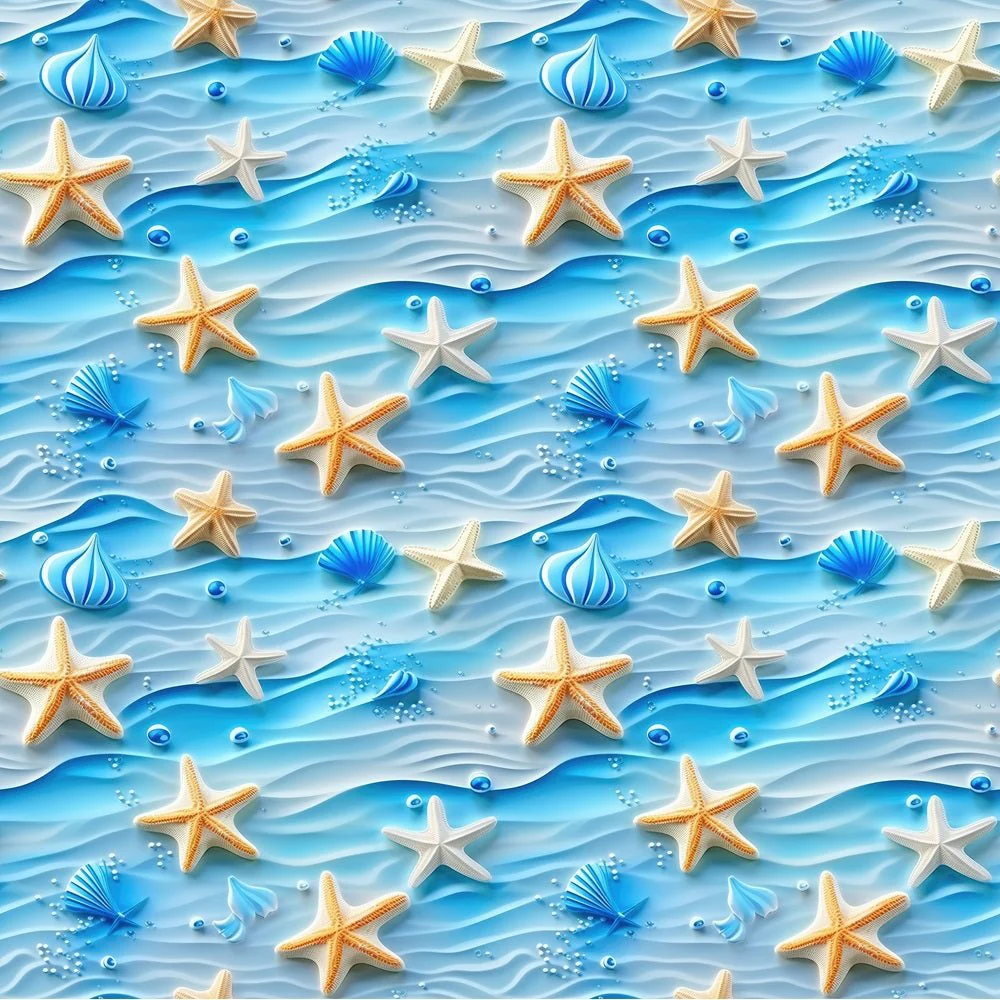Life Is Better at the Beach Pattern #4 Fabric