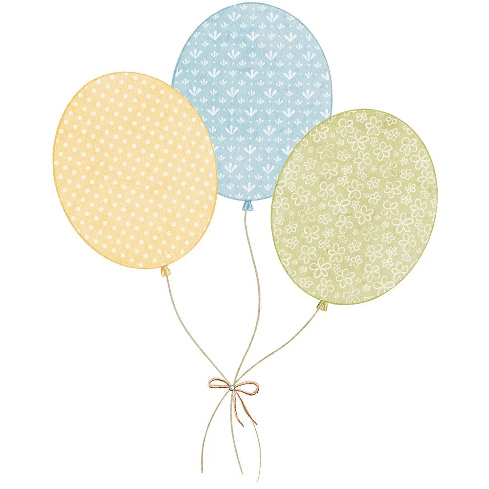 Little Critters It's a Party! Balloon Bundle #2 Fabric Panel