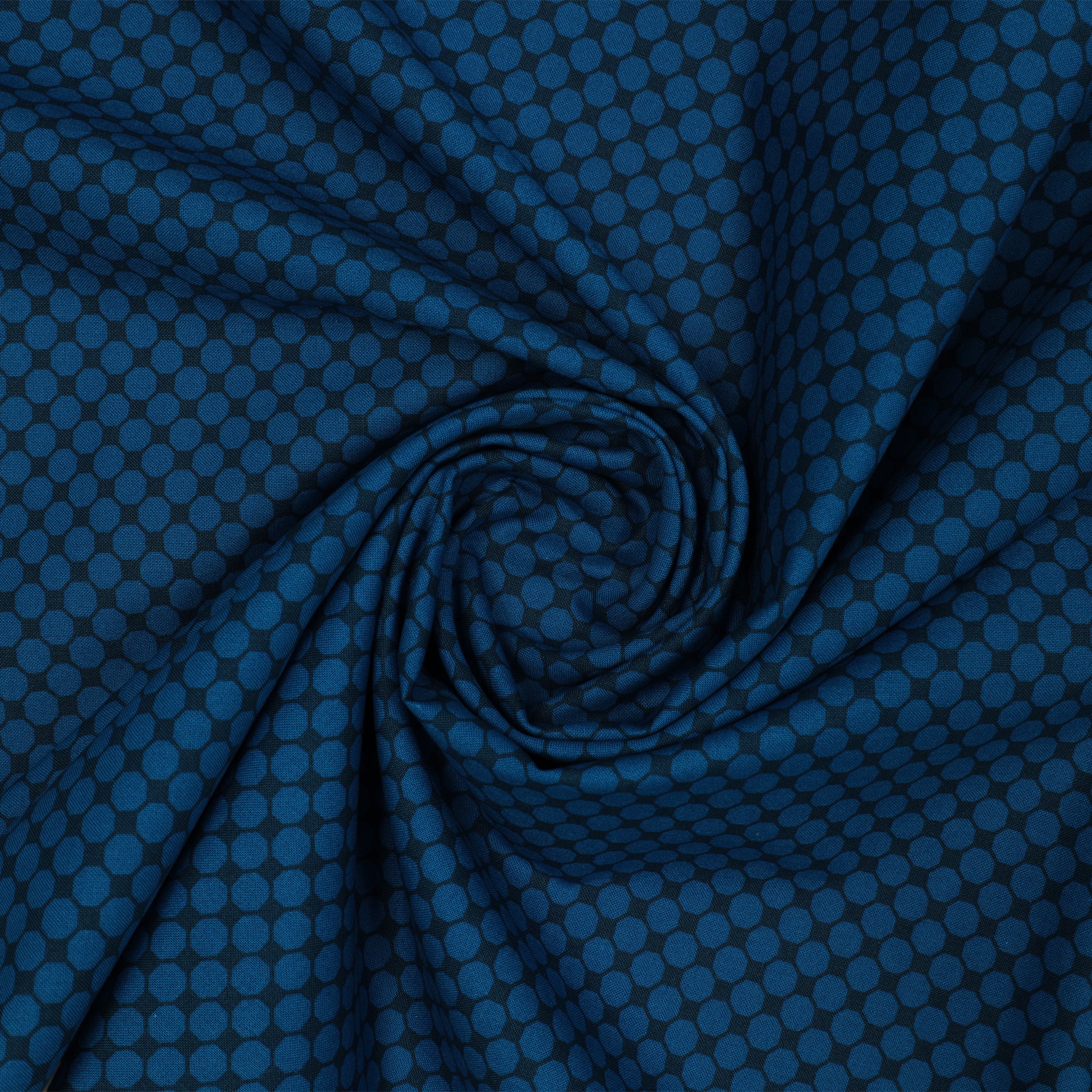 Lucky Bugs Fabric Collection - Octadot Dark Blue - Image 2