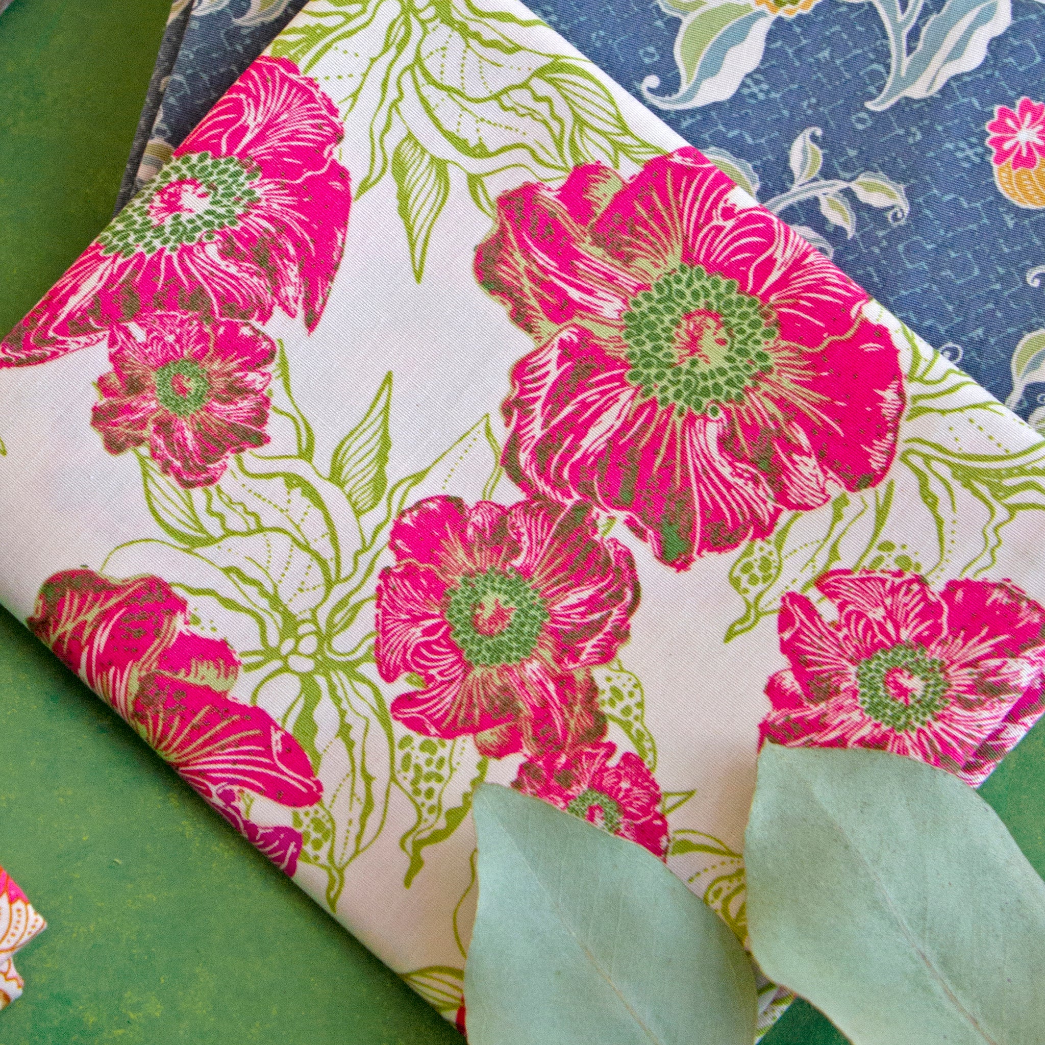 Lush Foliage Vivid Fabric in Rayon - Image 7
