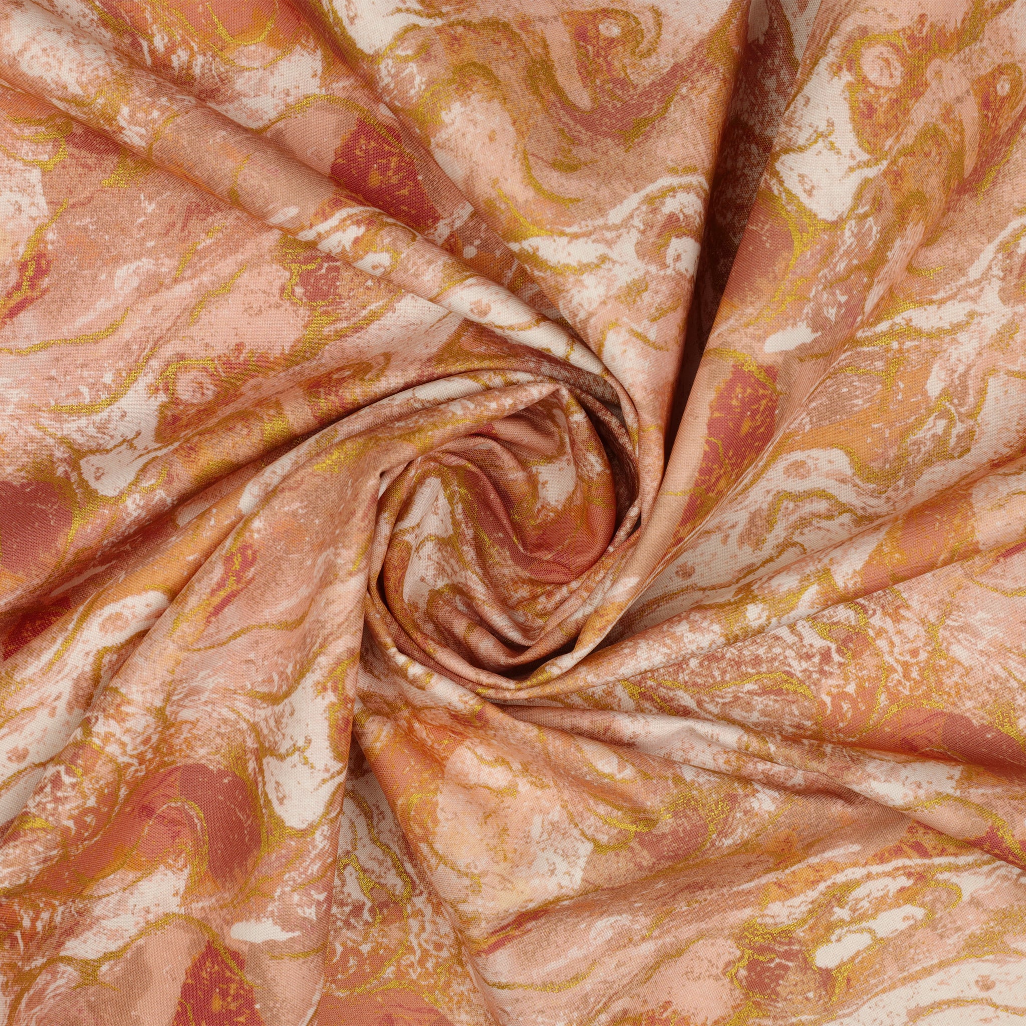 Marbled Earth Fabric Collection - Apricot - Image 2