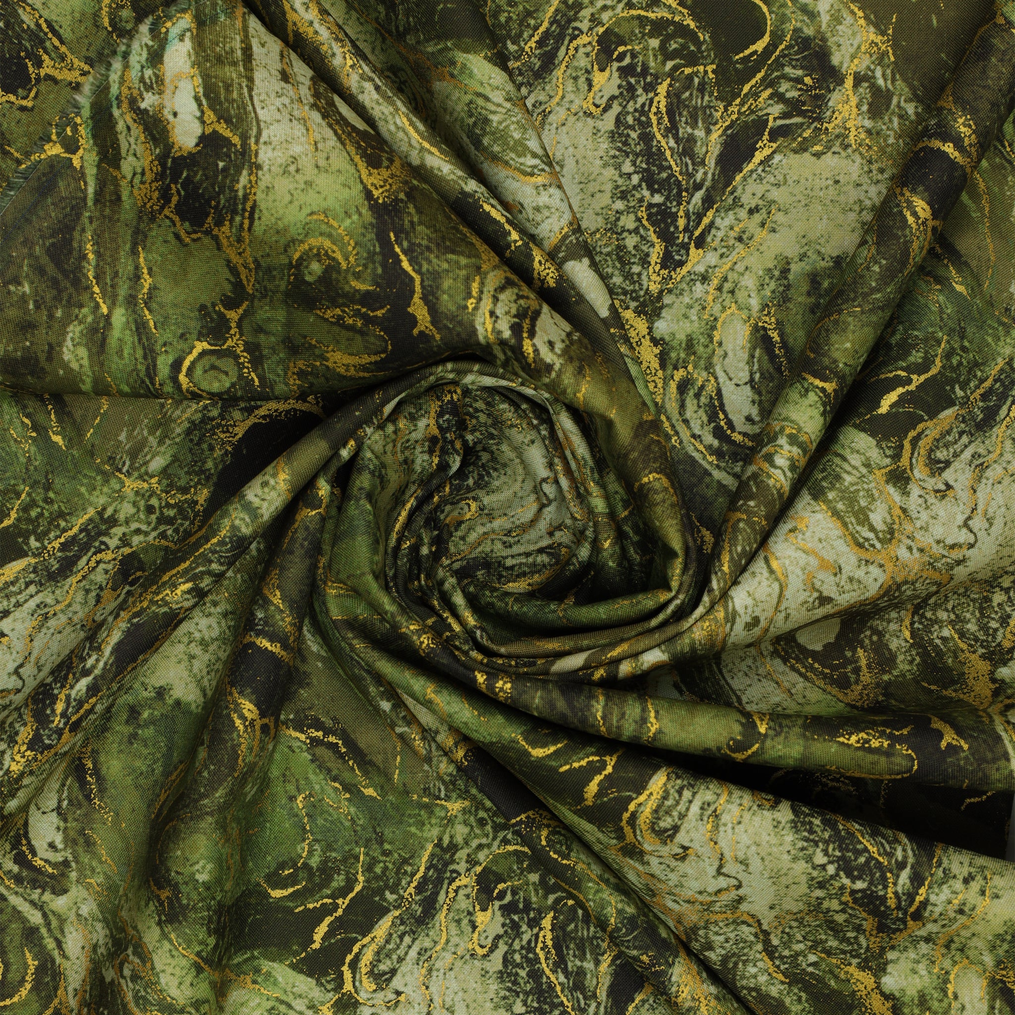 Marbled Earth Fabric Collection - Green - Image 2