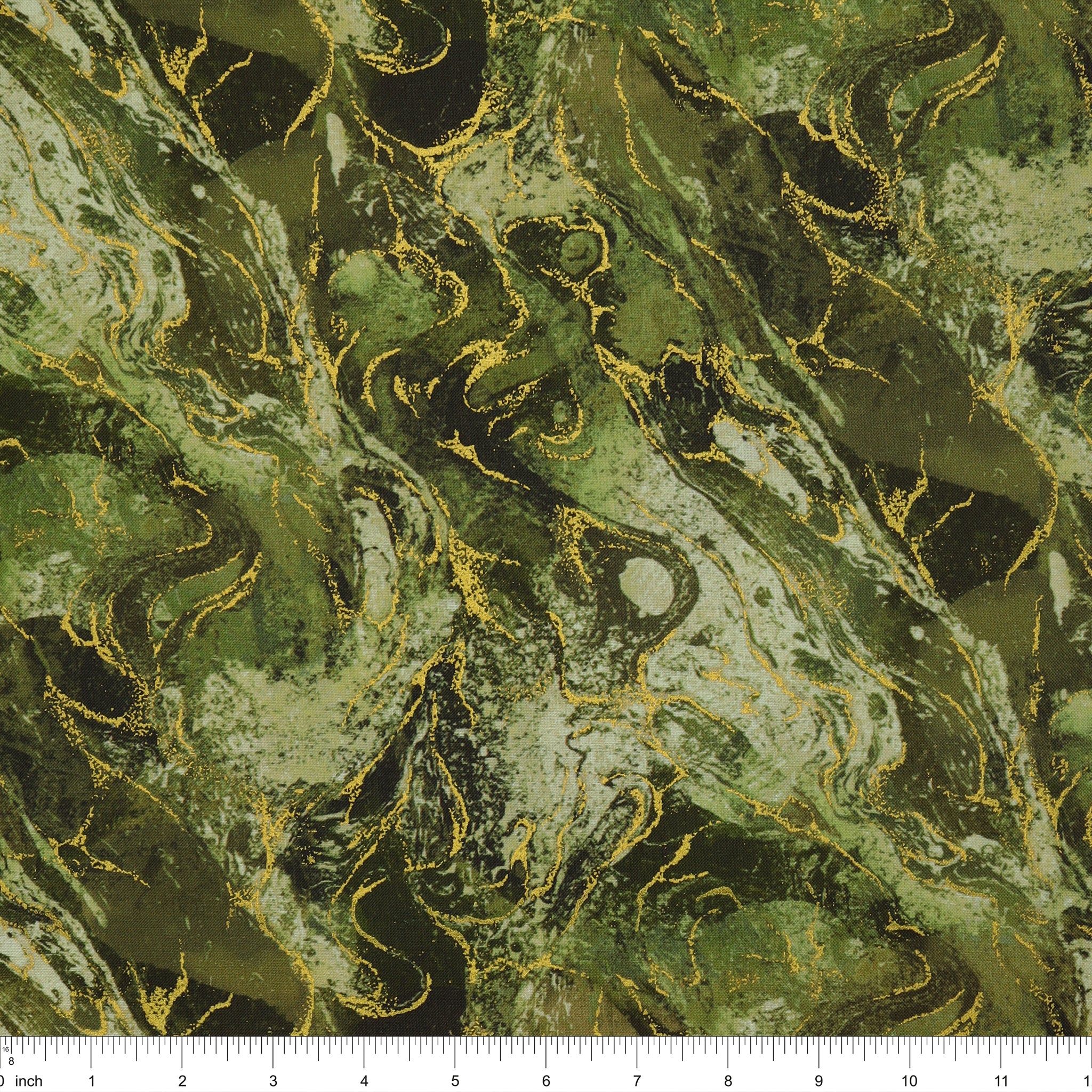 Marbled Earth Fabric Collection - Green - Image 3