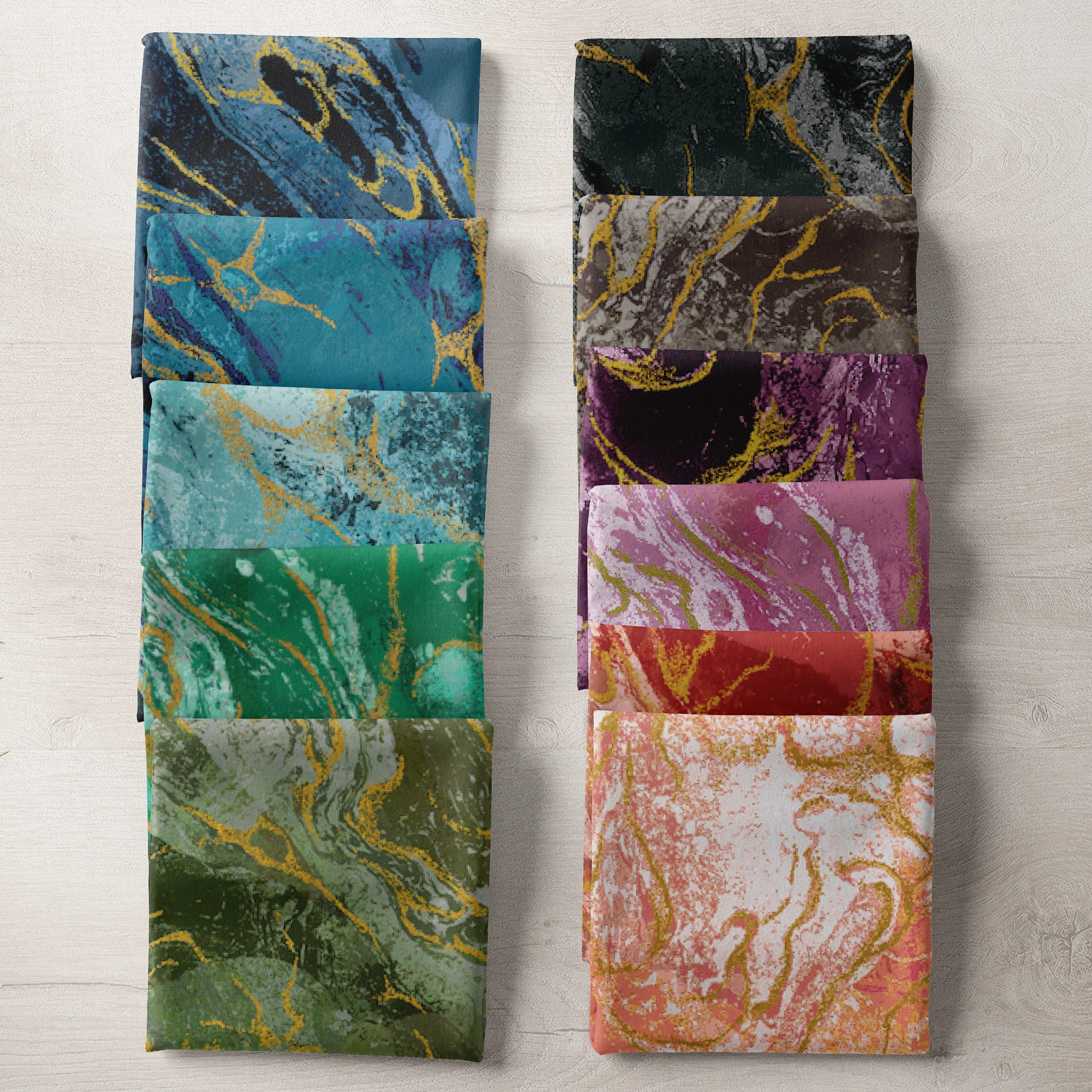Marbled Earth Fabric Collection - Plum - Image 4