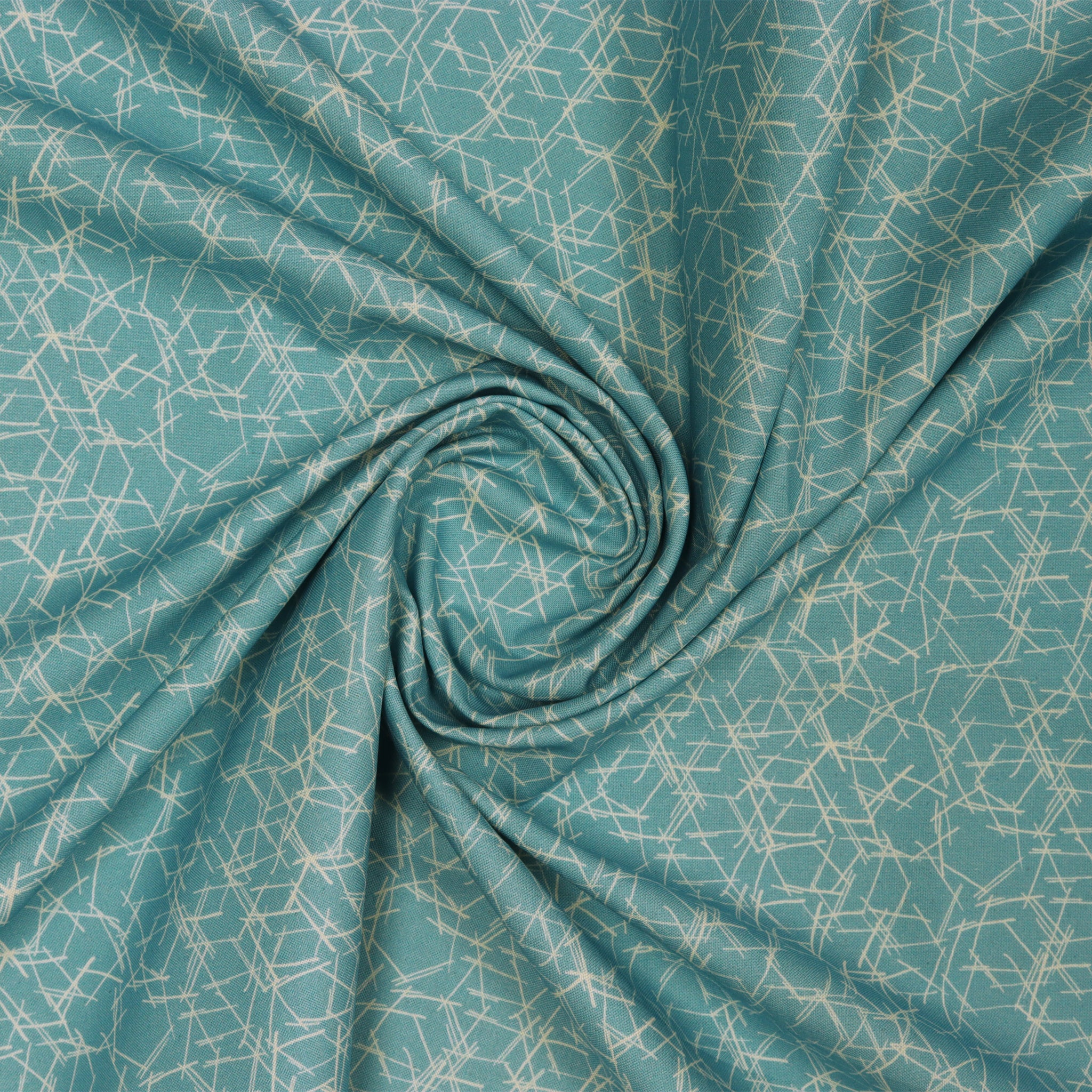 Modern Vintage: Treasured Fabric Collection - Chisel Aqua - Image 2