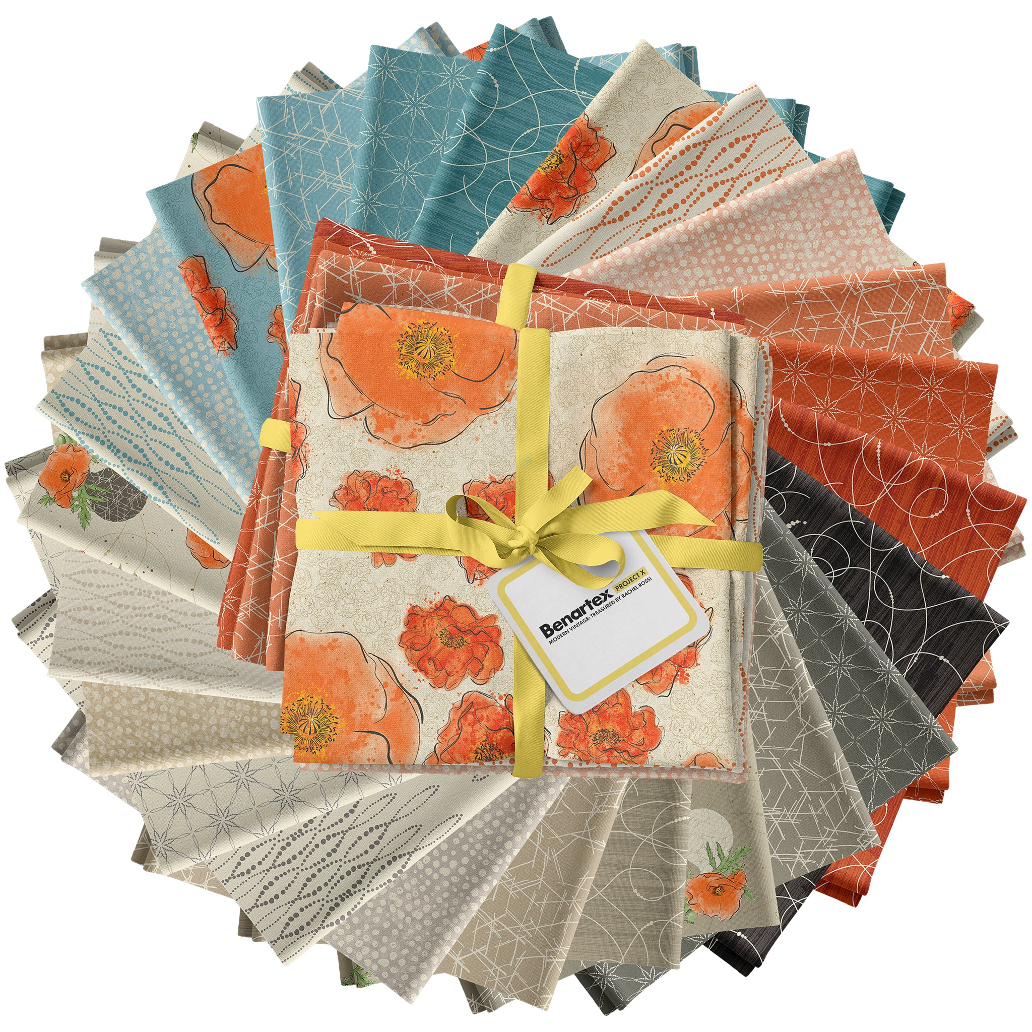 Modern Vintage: Treasured Fabric Collection - Hobnail Light Sorbet - Image 6