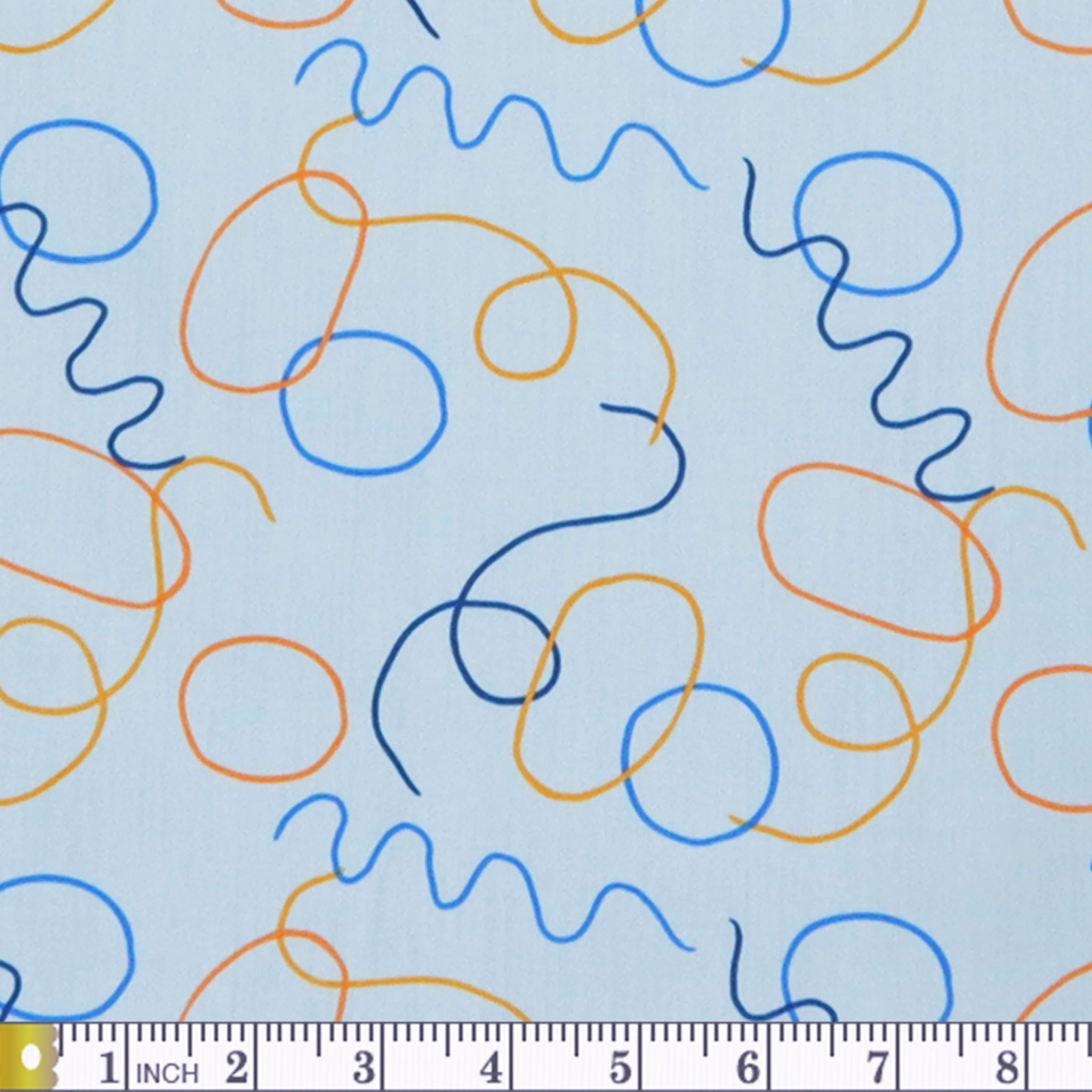 MonsterVille Fabric Collection - Whatchamacallits Sky - Image 2