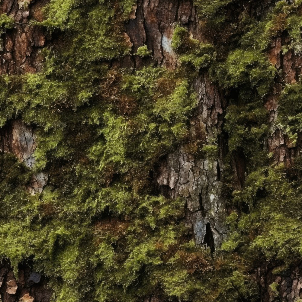 Moss on Tree Fabric