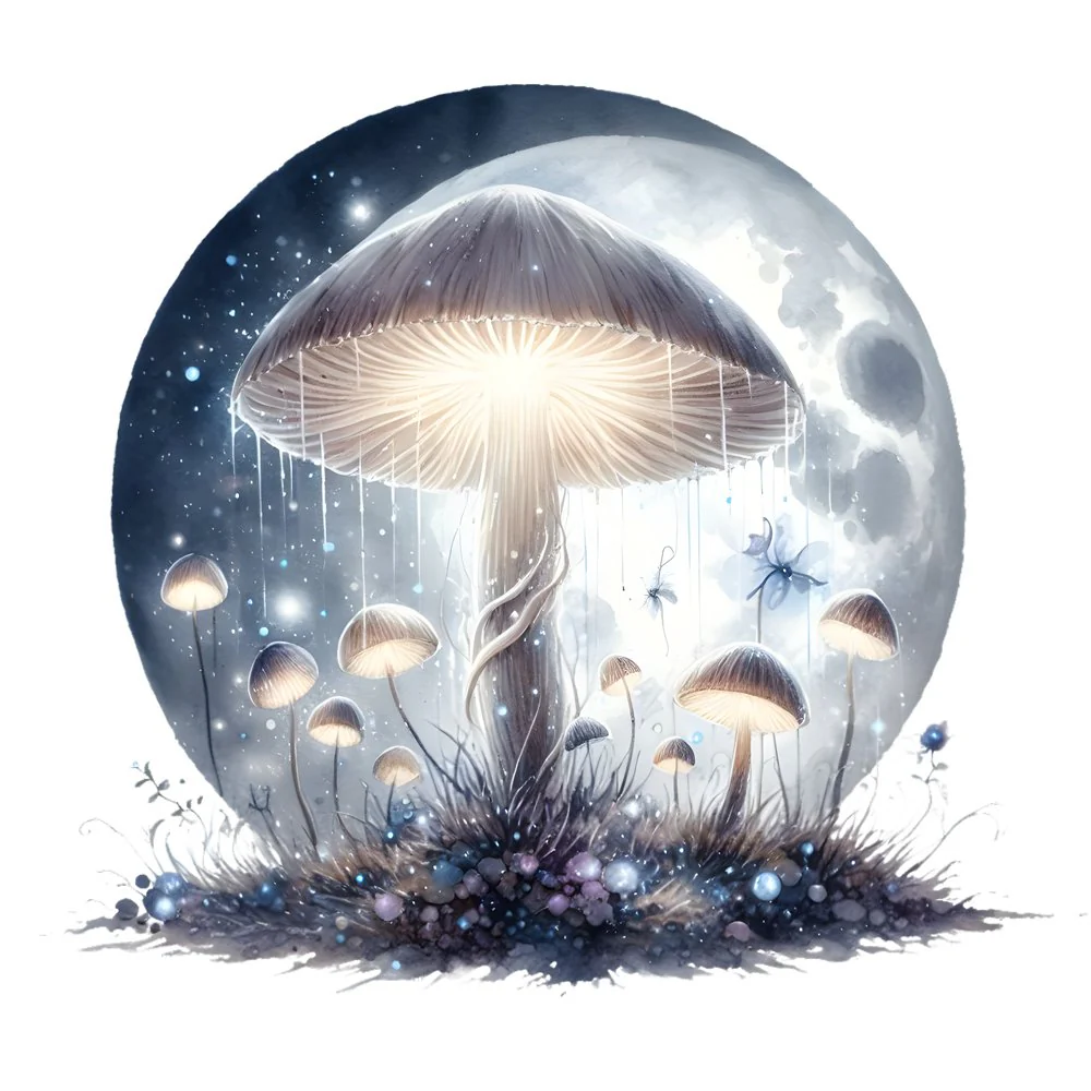 Mushroom Garden #61 Fabric Panel