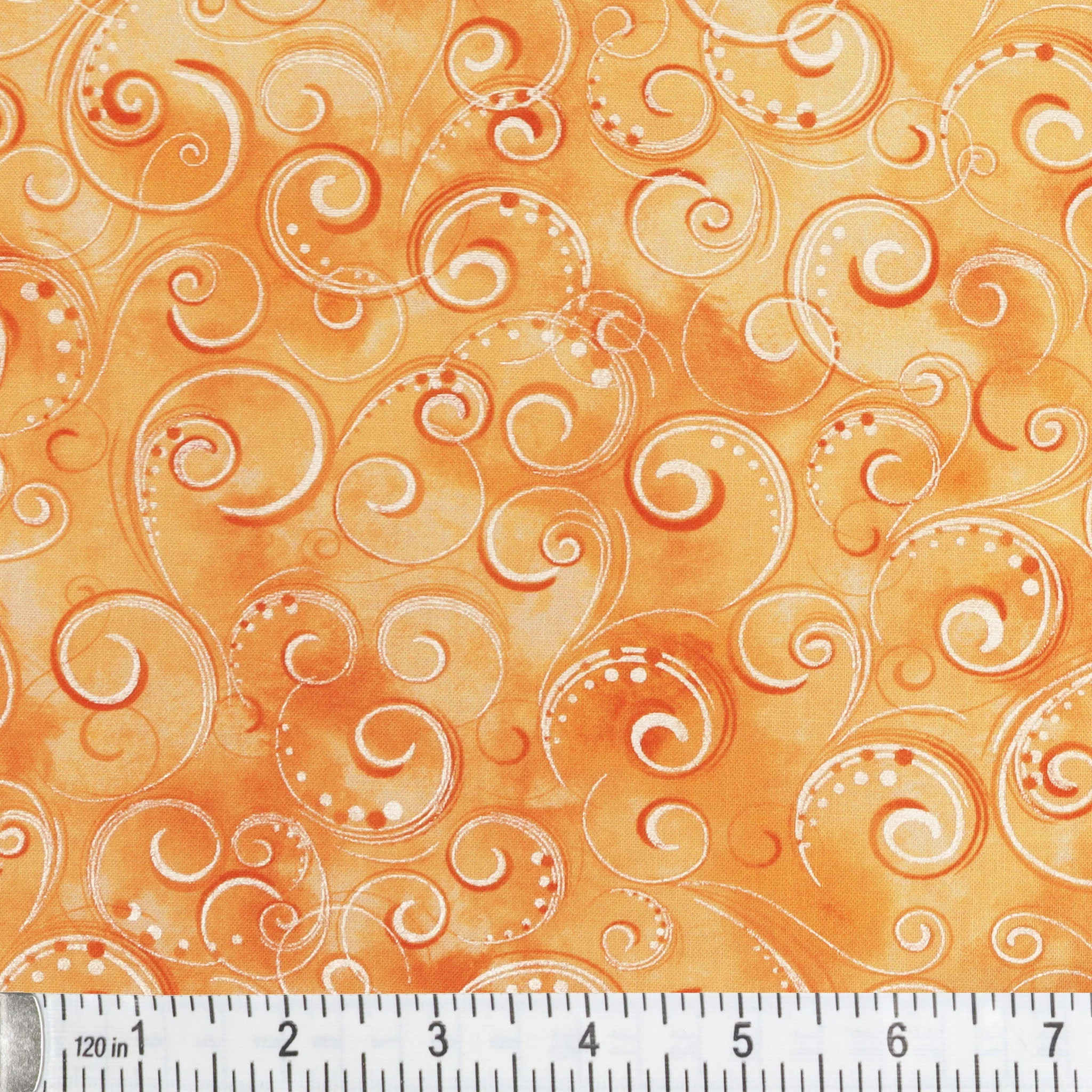 Pearl Splendor Fabric Collection - Orange - Image 2