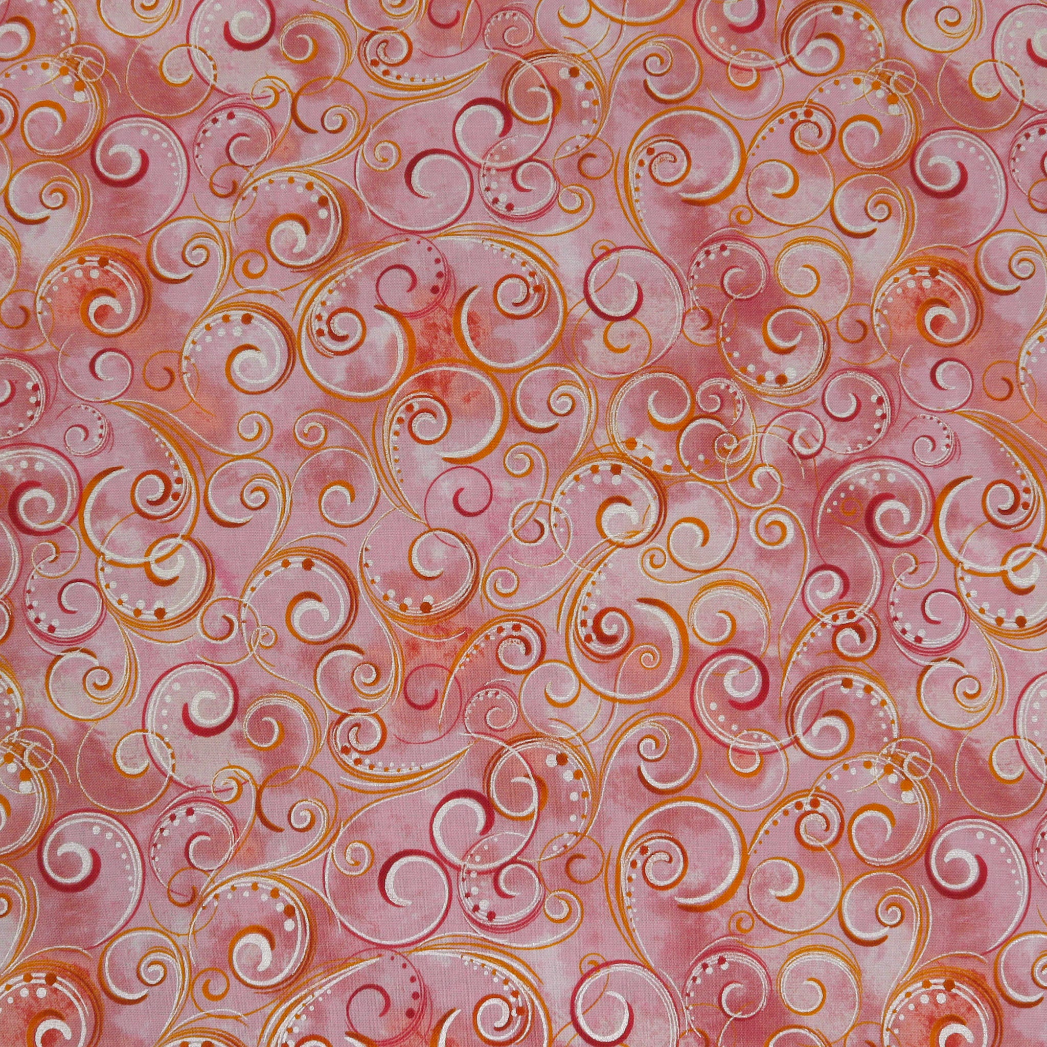 Pearl Splendor Fabric Collection - Rose