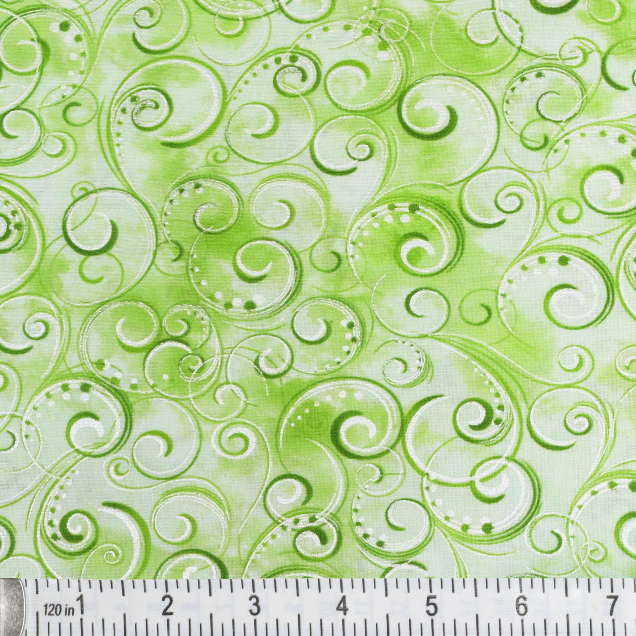 Pearl Splendor Fabric Collection - Spring Green - Image 2