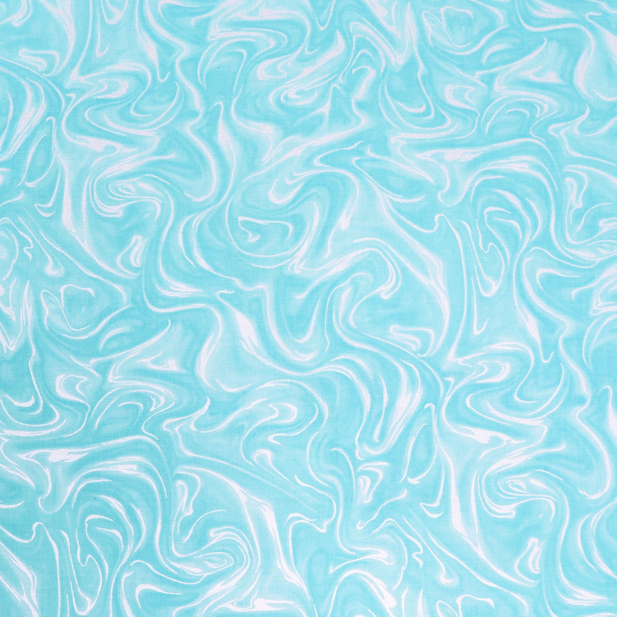 Pearlized Marble Fabric Collection - Aquamarine