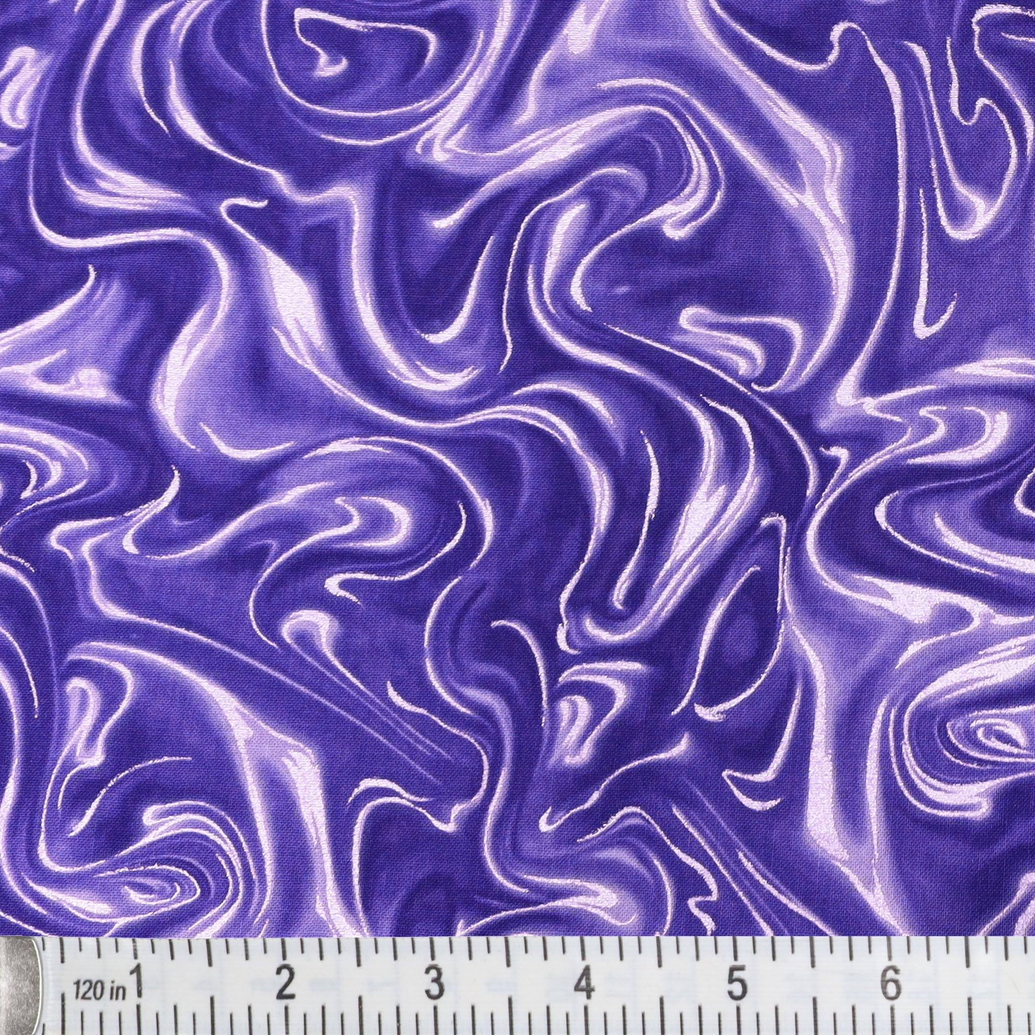 Pearlized Marble Fabric Collection - Blue Violet - Image 2