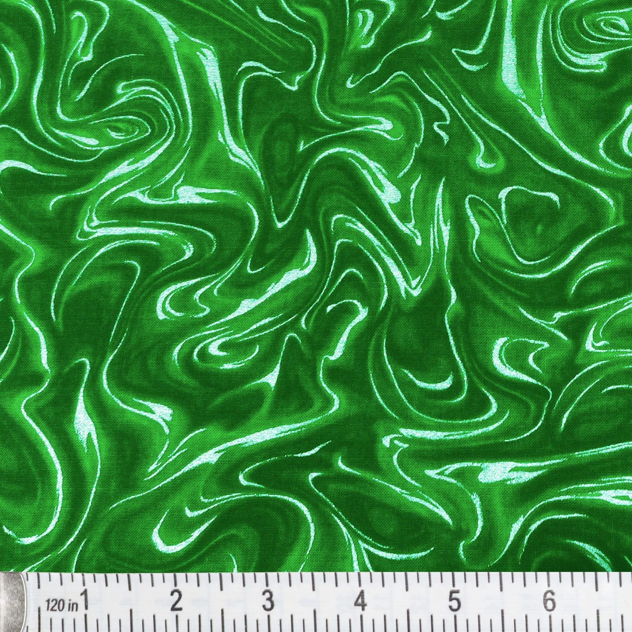 Pearlized Marble Fabric Collection - Emerald Green - Image 2