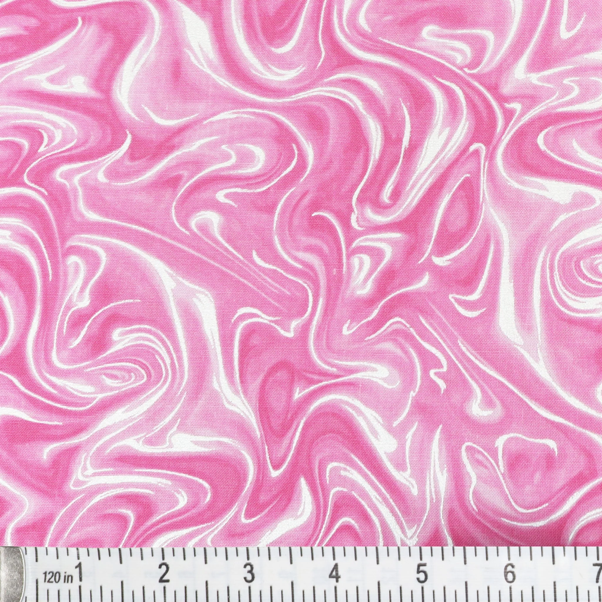 Pearlized Marble Fabric Collection - Pink Punch - Image 2