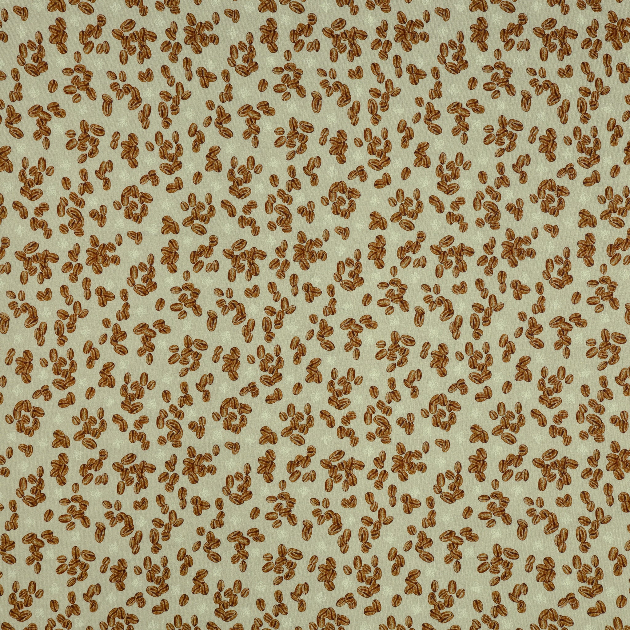 Perfect Brew Fabric Collection - Coffee Beans Ecru