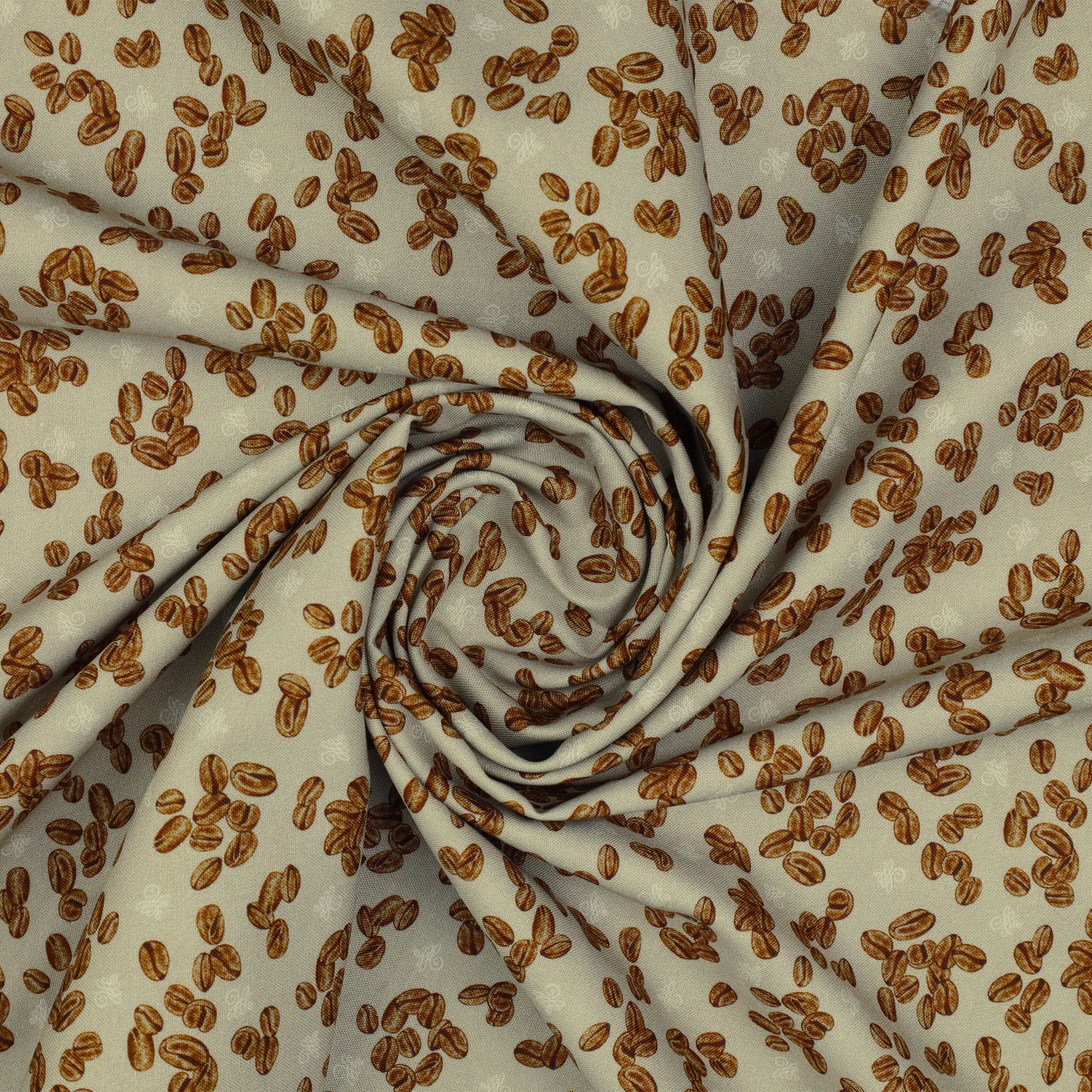 Perfect Brew Fabric Collection - Coffee Beans Ecru - Image 2