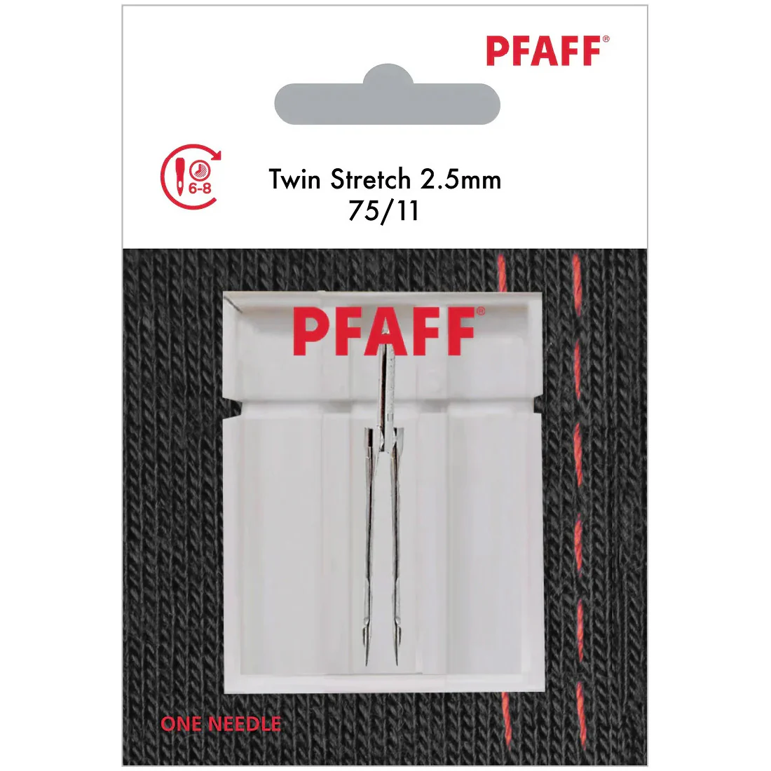 Pfaff Twin Stretch Needle, 130/705H - 75/11