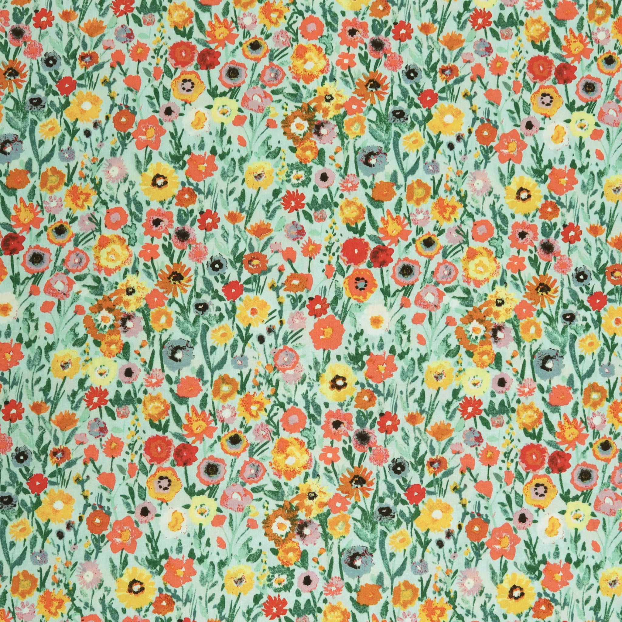 Plentiful Fabric Collection - Blooming Prairie Marigold