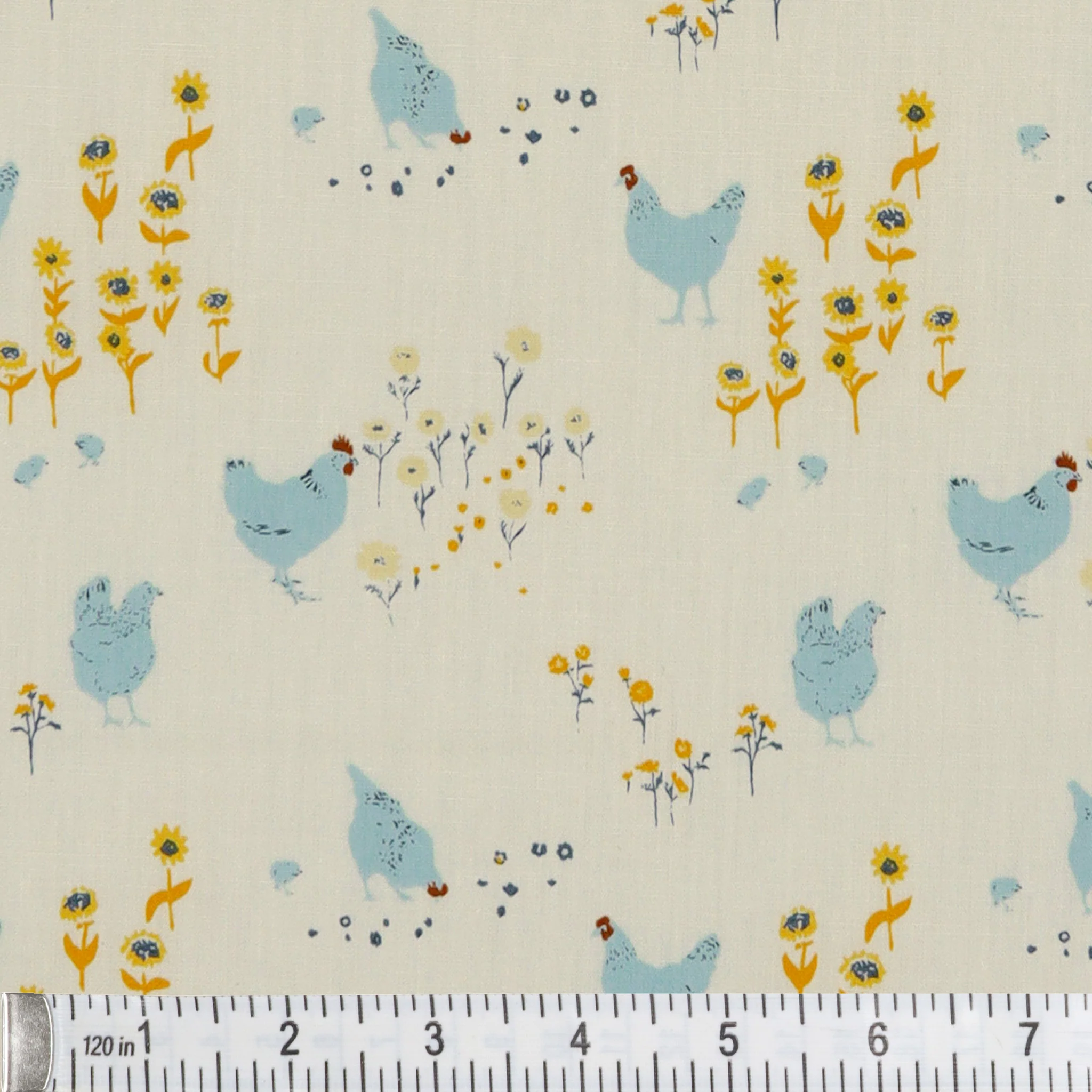 Potager Fabric Collection - Hens and Chicks - Image 2