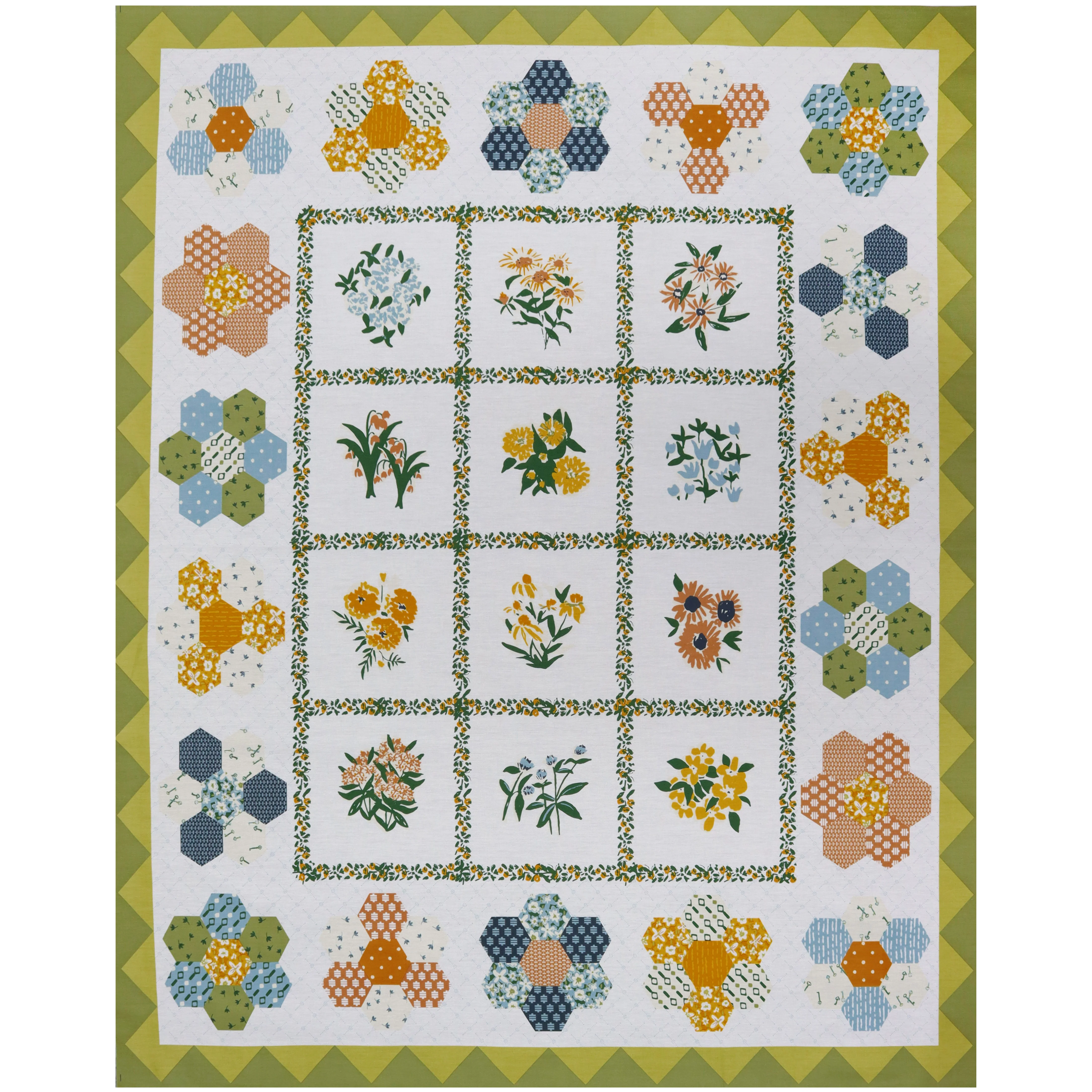 Potager Fabric Collection - Kitchen Garden Panel