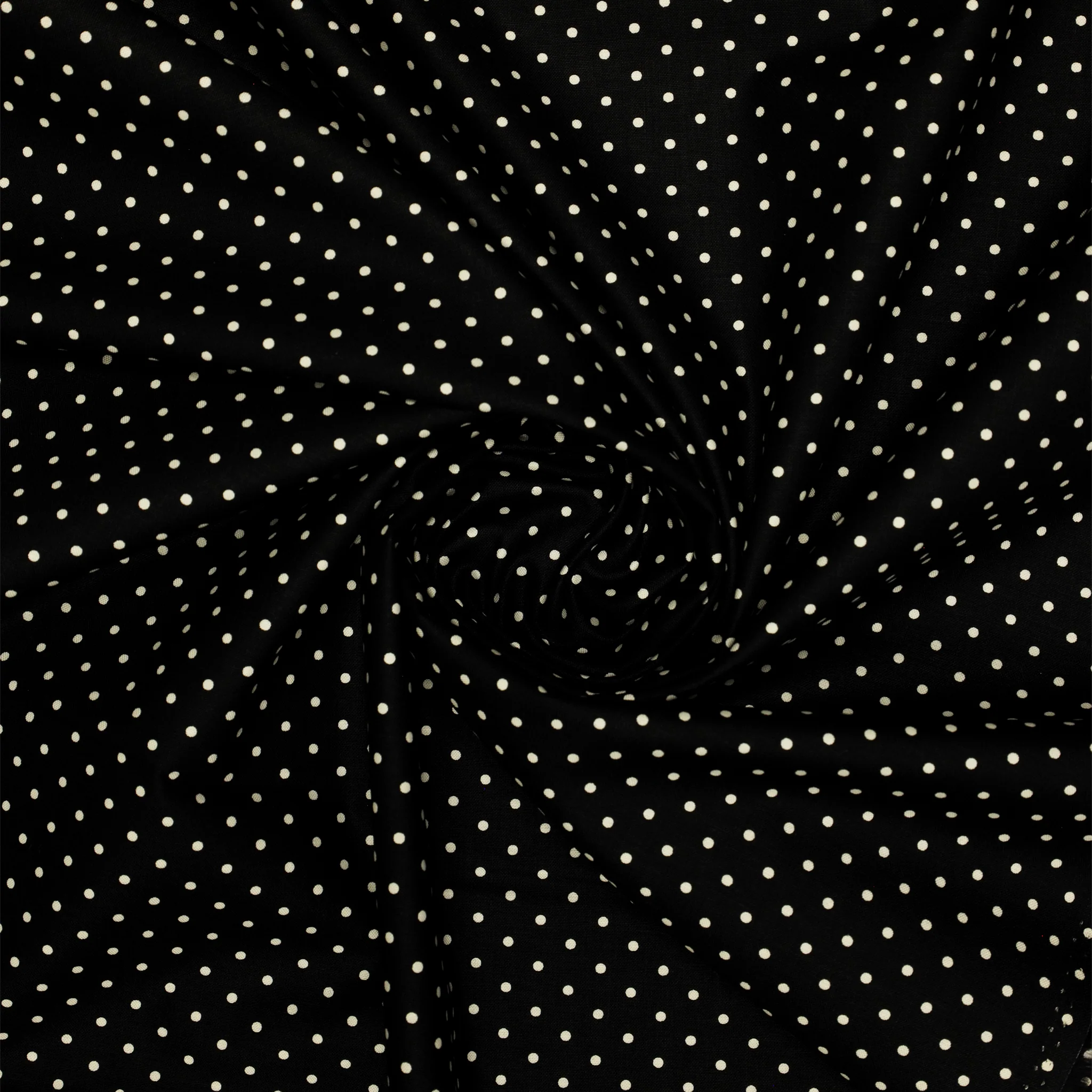 Prairie Chicks Fabric Collection - Dot Black/Cream - Image 2
