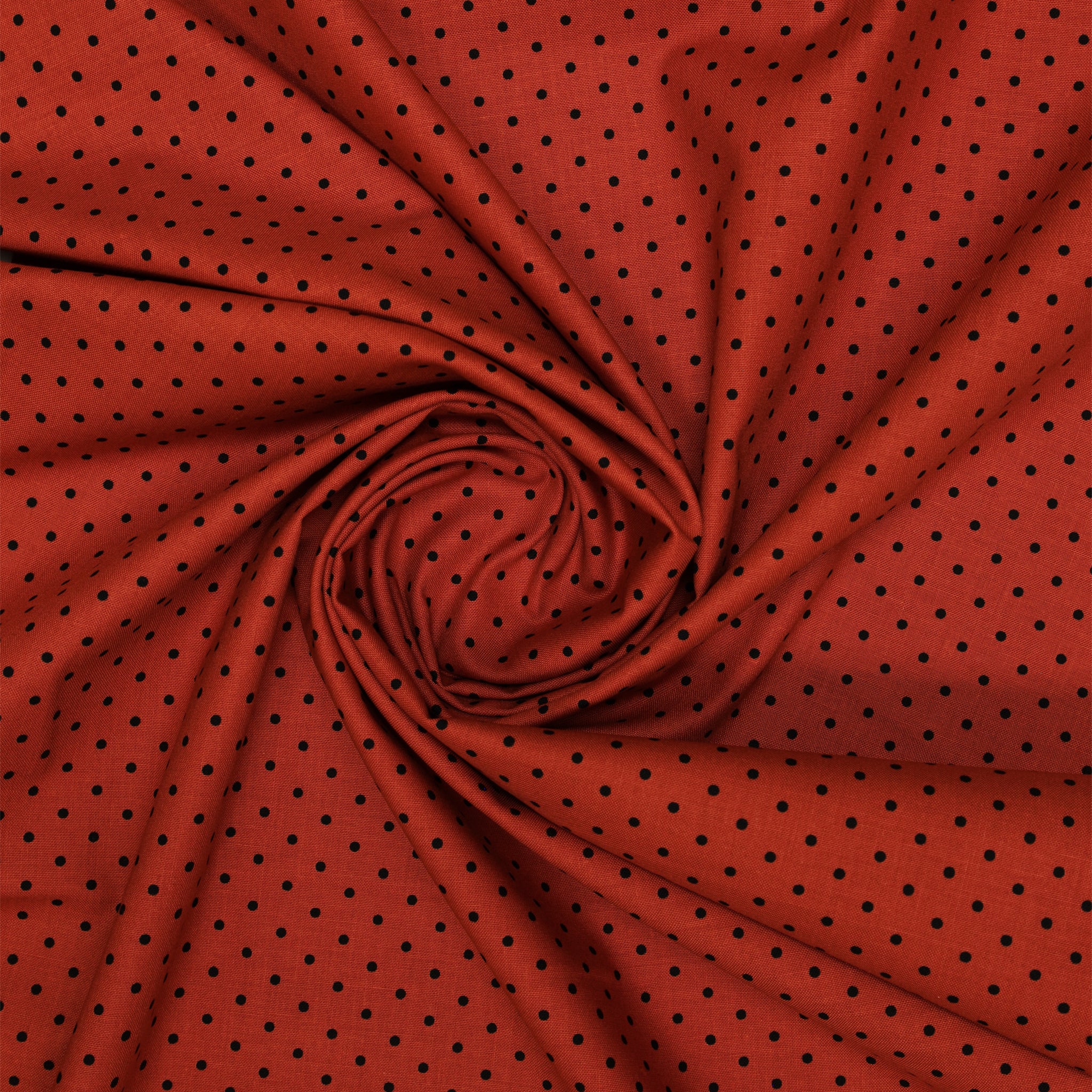 Prairie Chicks Fabric Collection - Dot Red/Black - Image 2