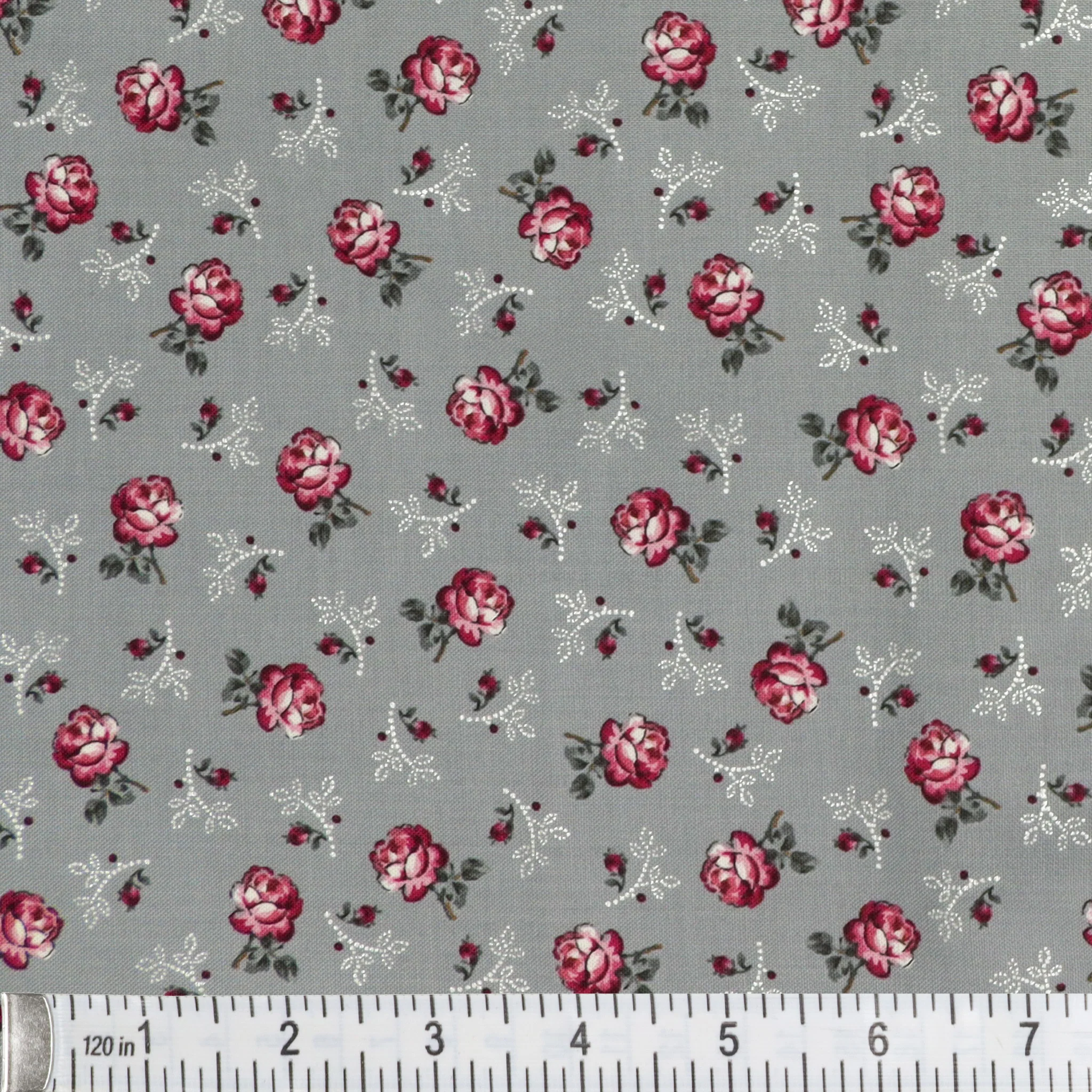 Promise Me Fabric Collection - Teacups Gray - Image 2