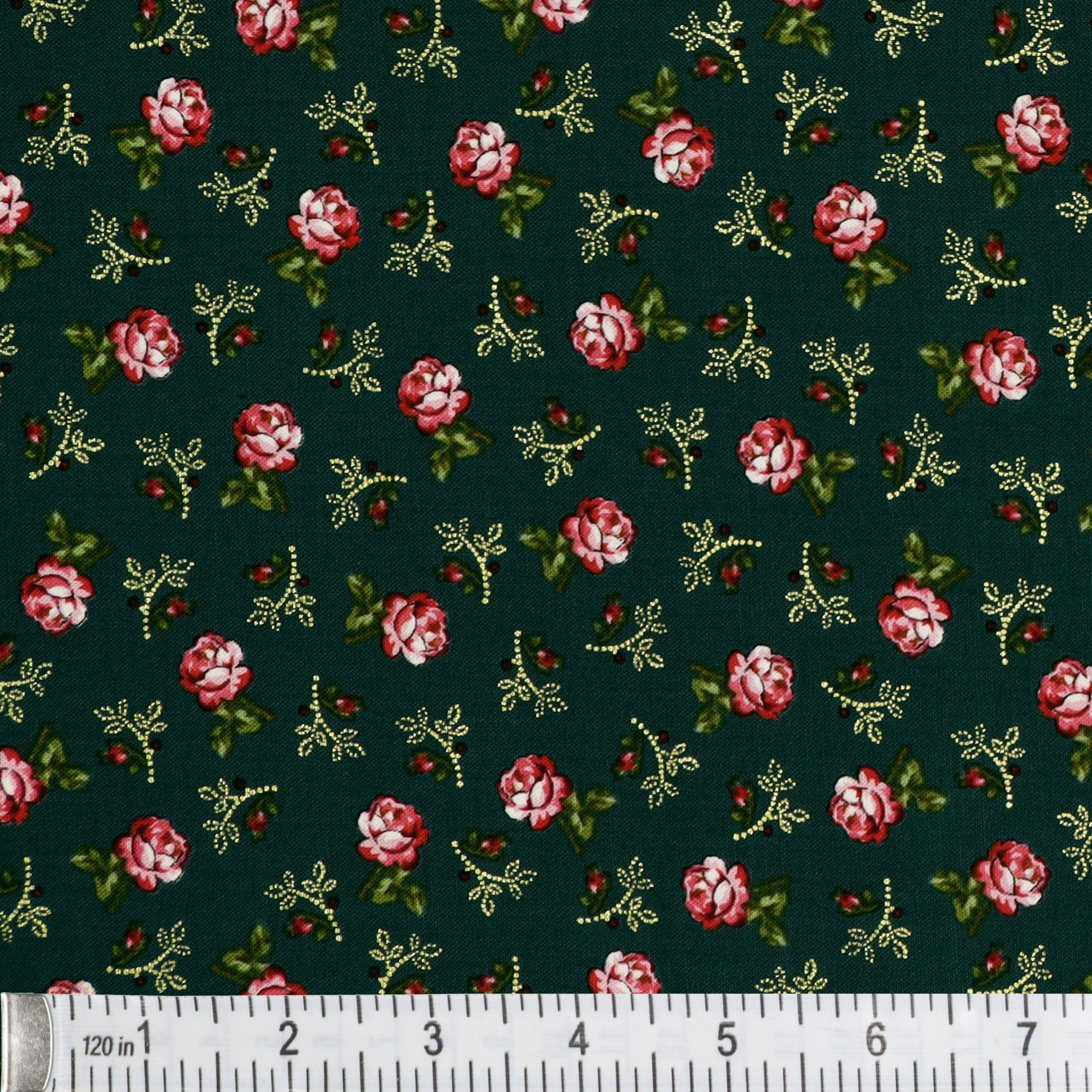 Promise Me Fabric Collection - Teacups Peacock - Image 2