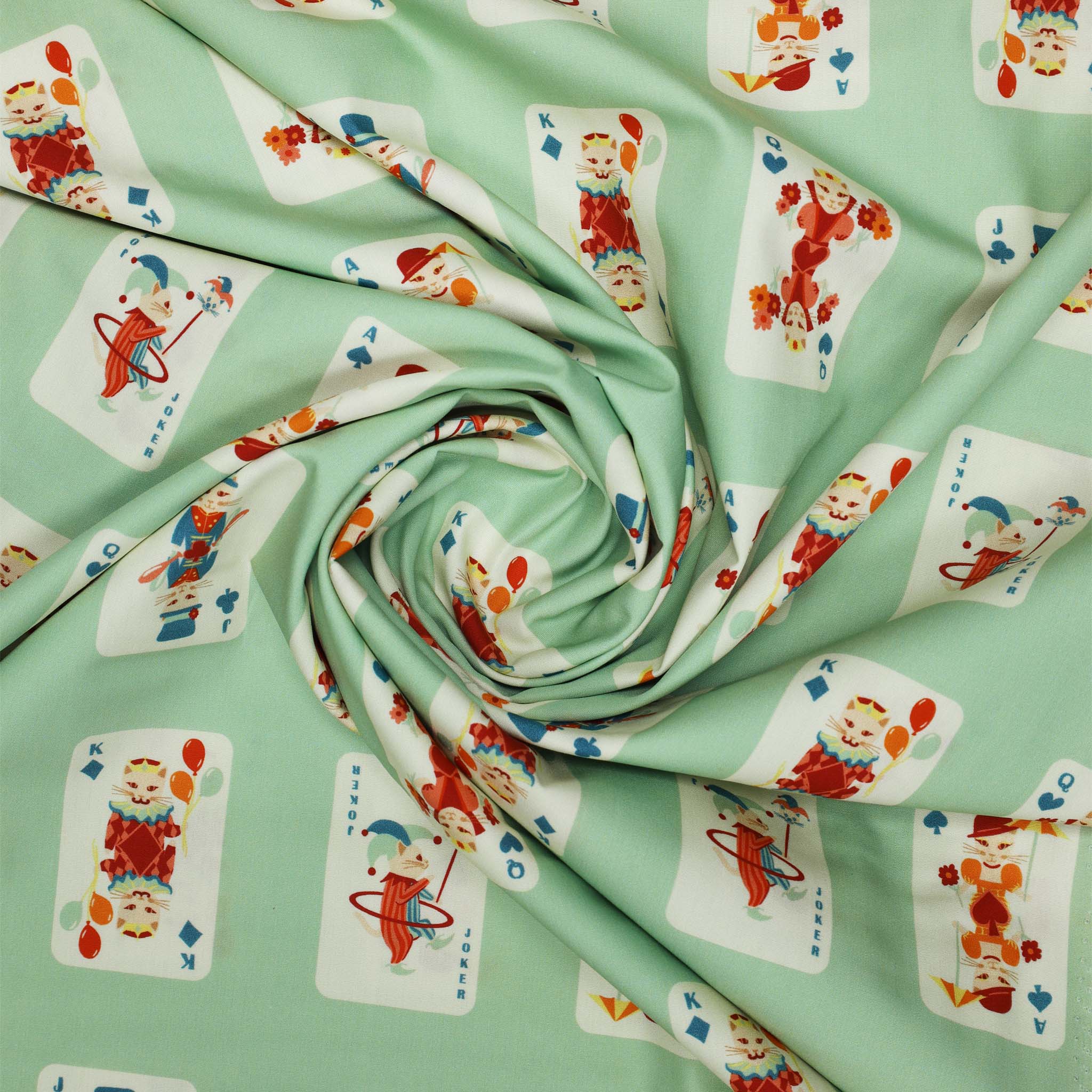 Purr Parade Fabric Collection - Whisker Deck - Image 2