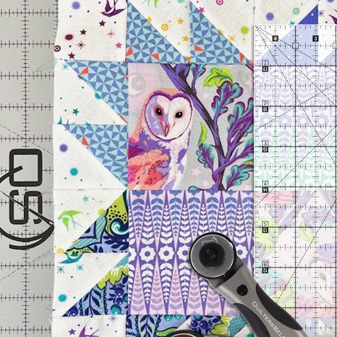 Quilters Select Crystal Clear Non-Slip Ruler - Image 3